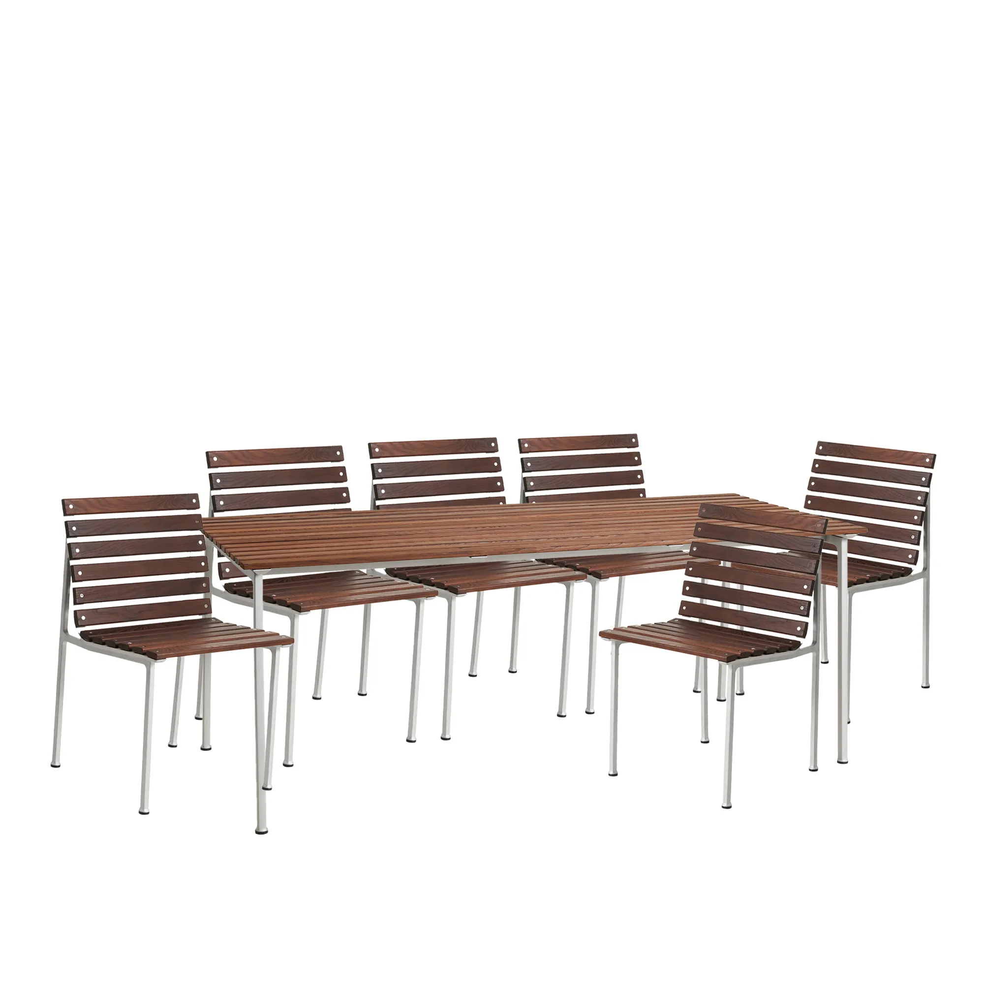 Traverse spisesæt med bord 190cm & 6 stole - 1