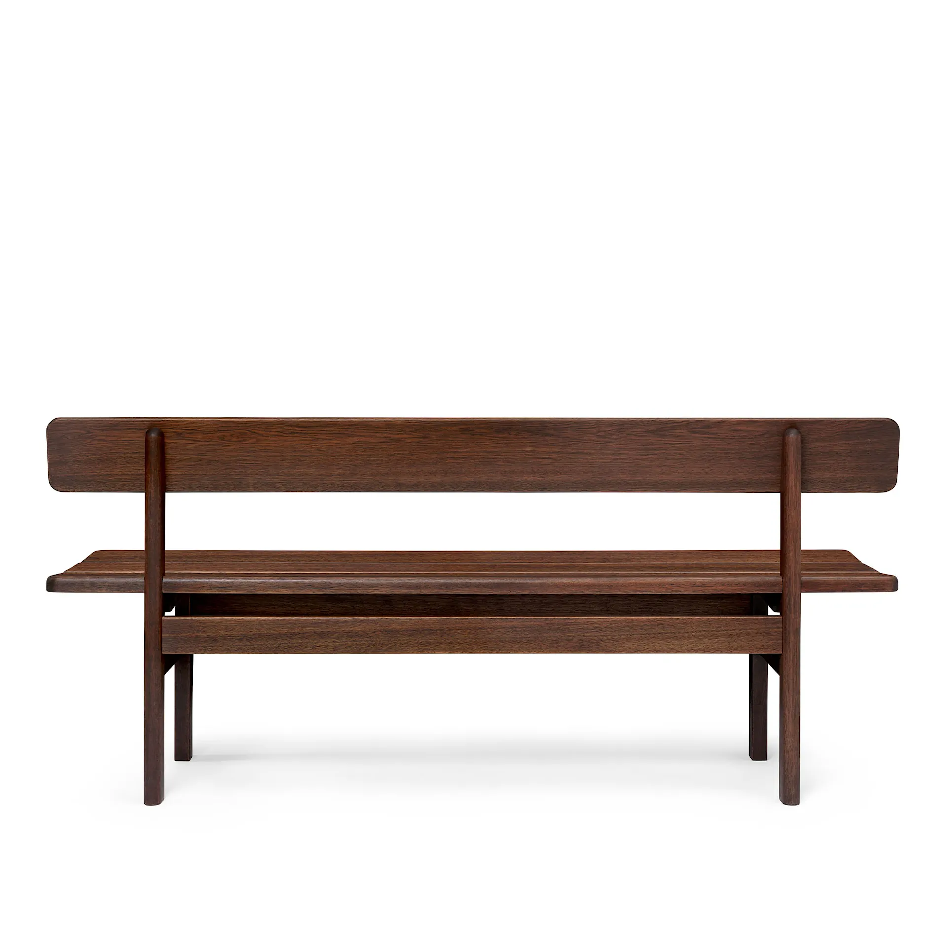 BM0699 Asserbo Bench w/ Backrest - Eucalyptus, Dark Oil - Carl Hansen - Børge Mogensen - NO GA