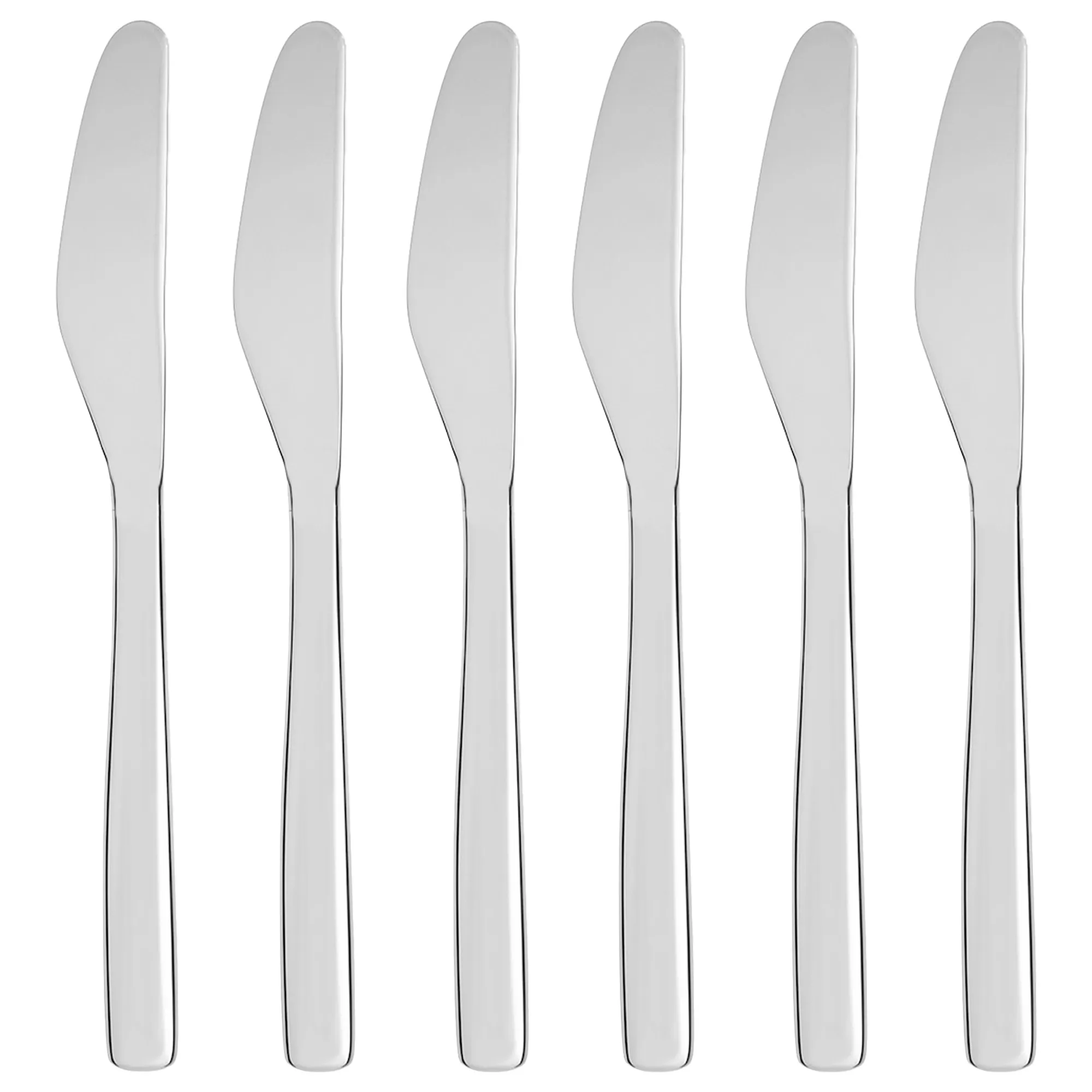 KnifeForkSpoon Table Knives 6 Pieces - 1