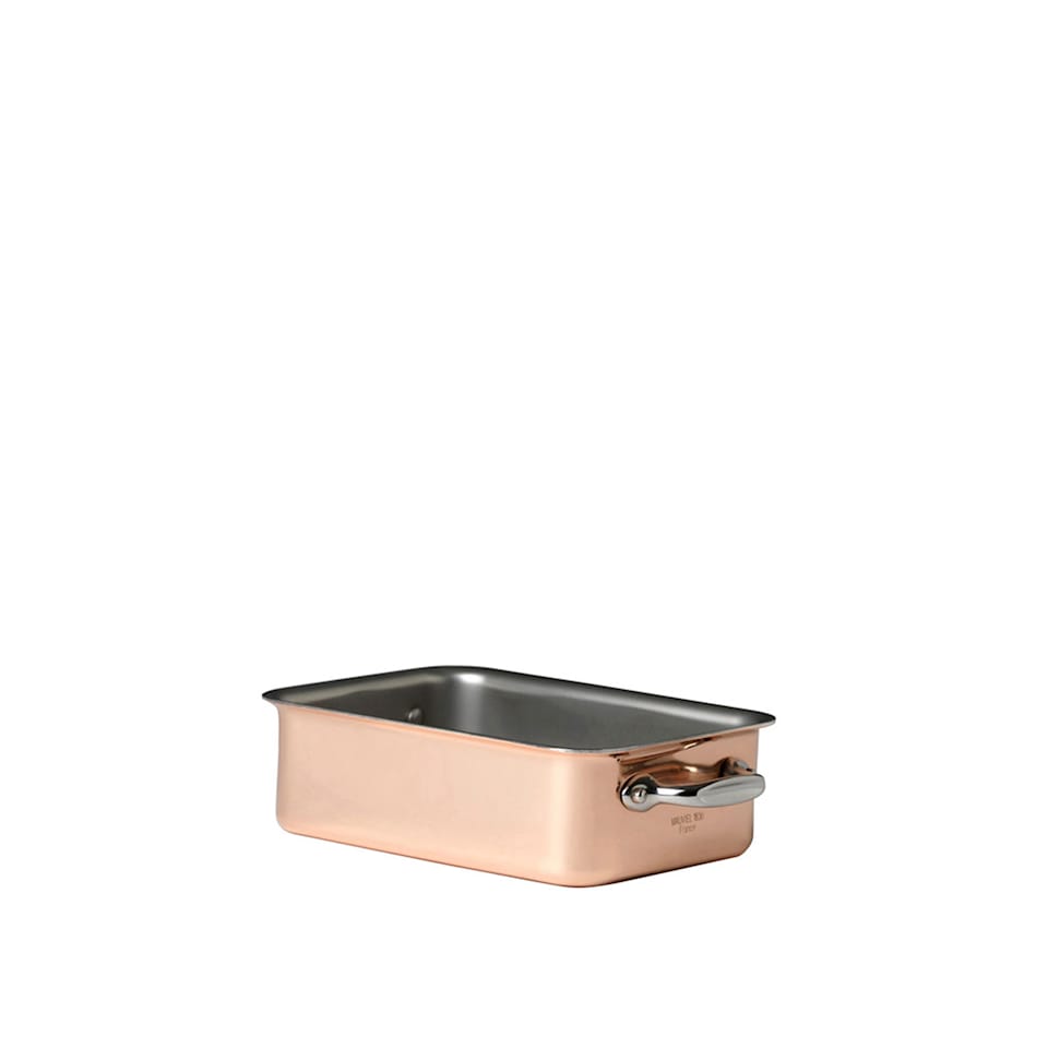 Mini Roasting Pan Copper/Steel - 14 x 10 cm