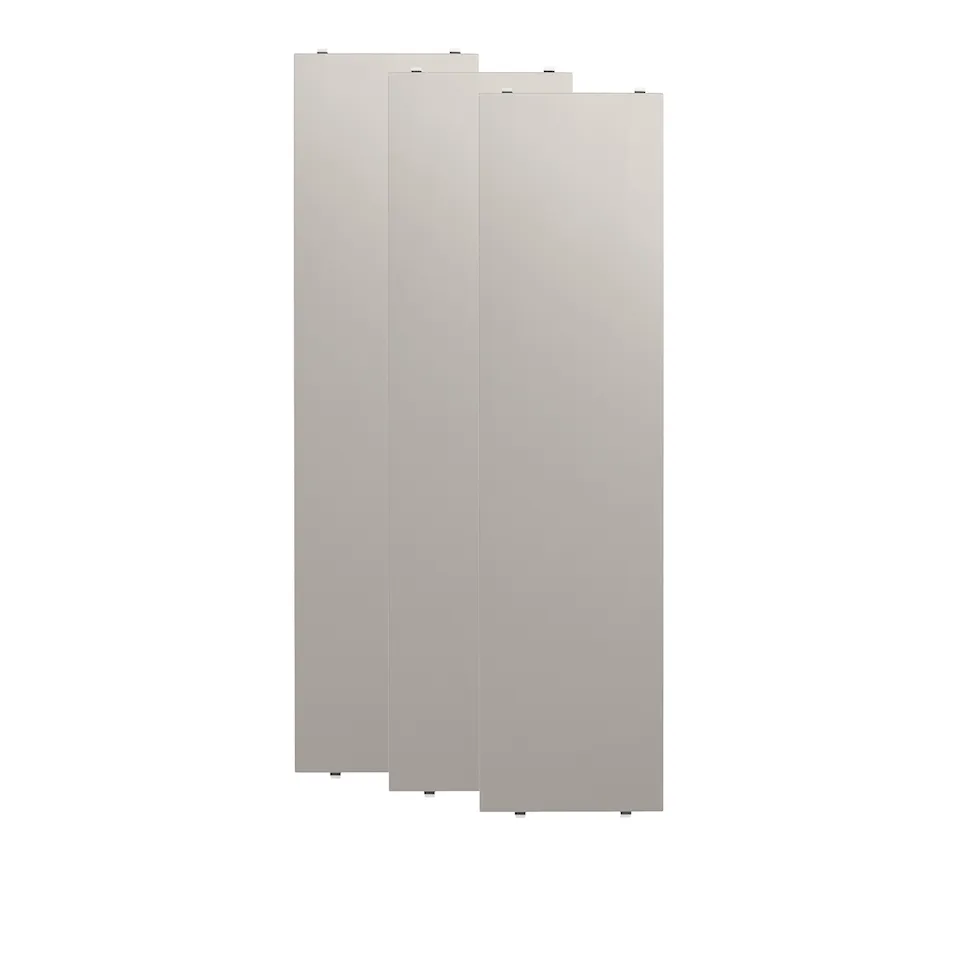 Hyldeplade 78x20cm 3-pack beige