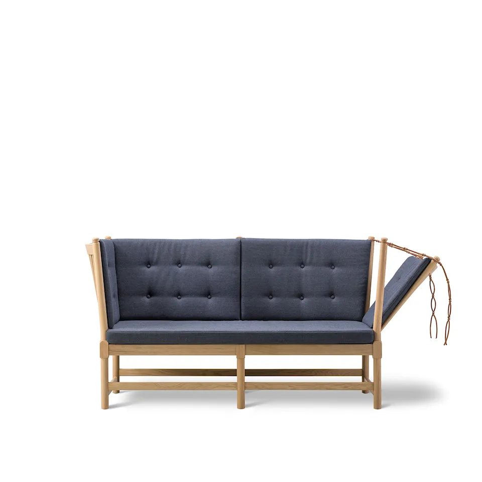 The Spoke-Back 2-Seater Sofa Soaped Oak