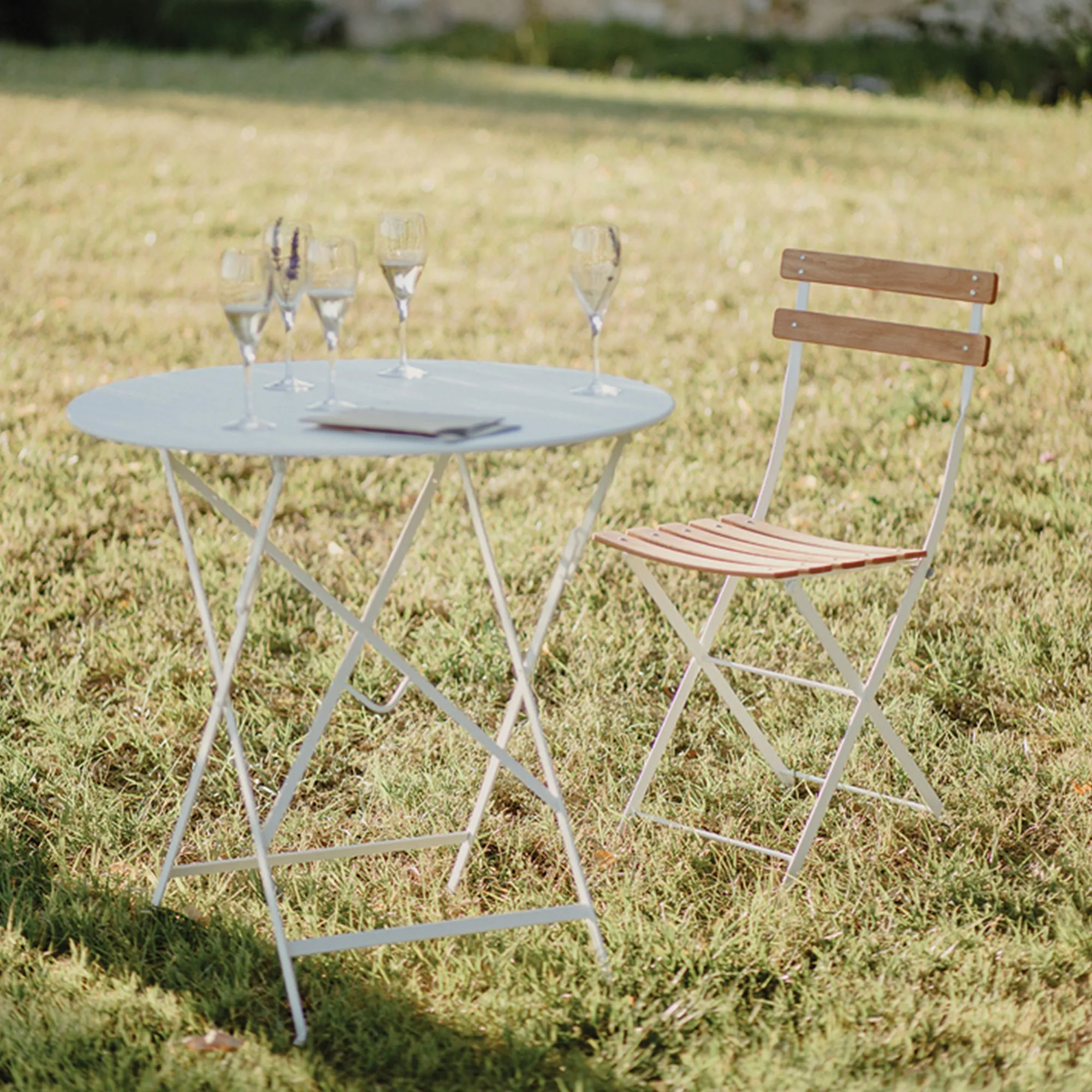 Bistro eettafel voor buiten Ø 60 cm - 10
