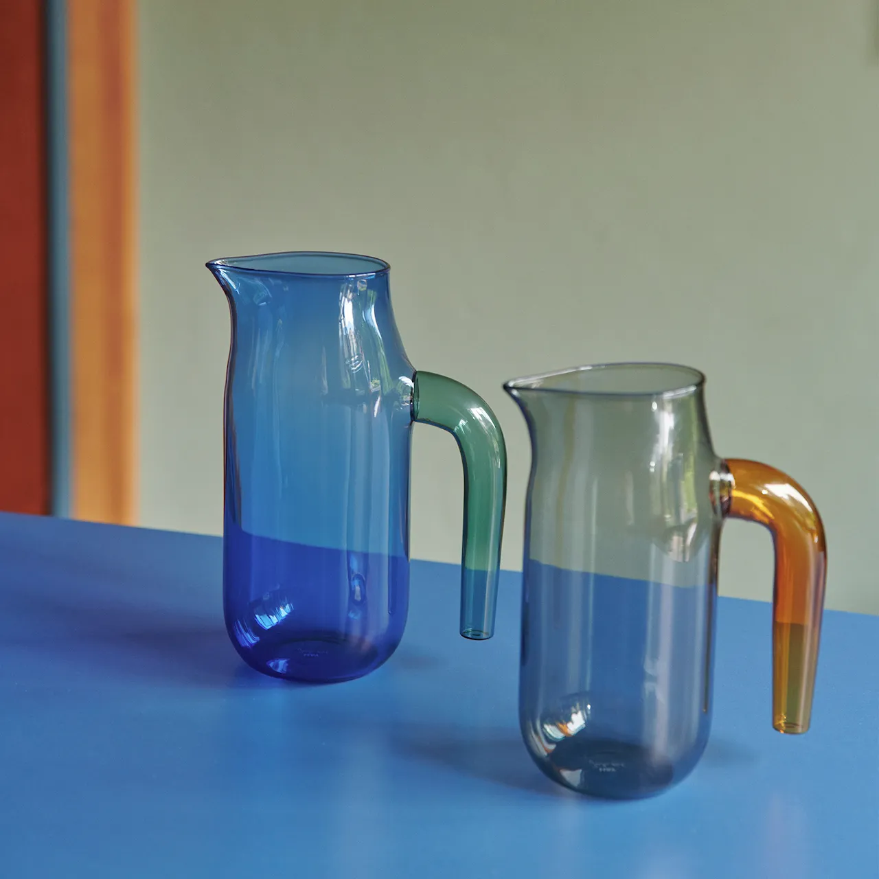 Glas Jug, Blue