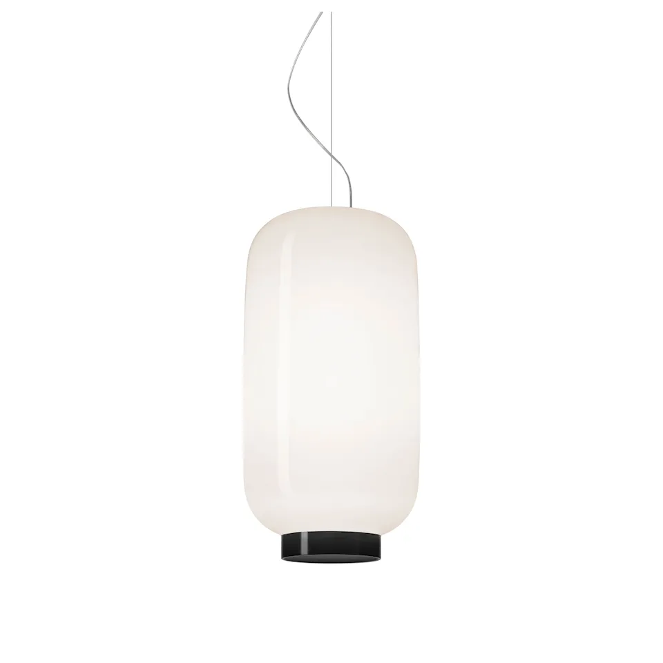 Chouchin 2 Reverse pendant lamp black