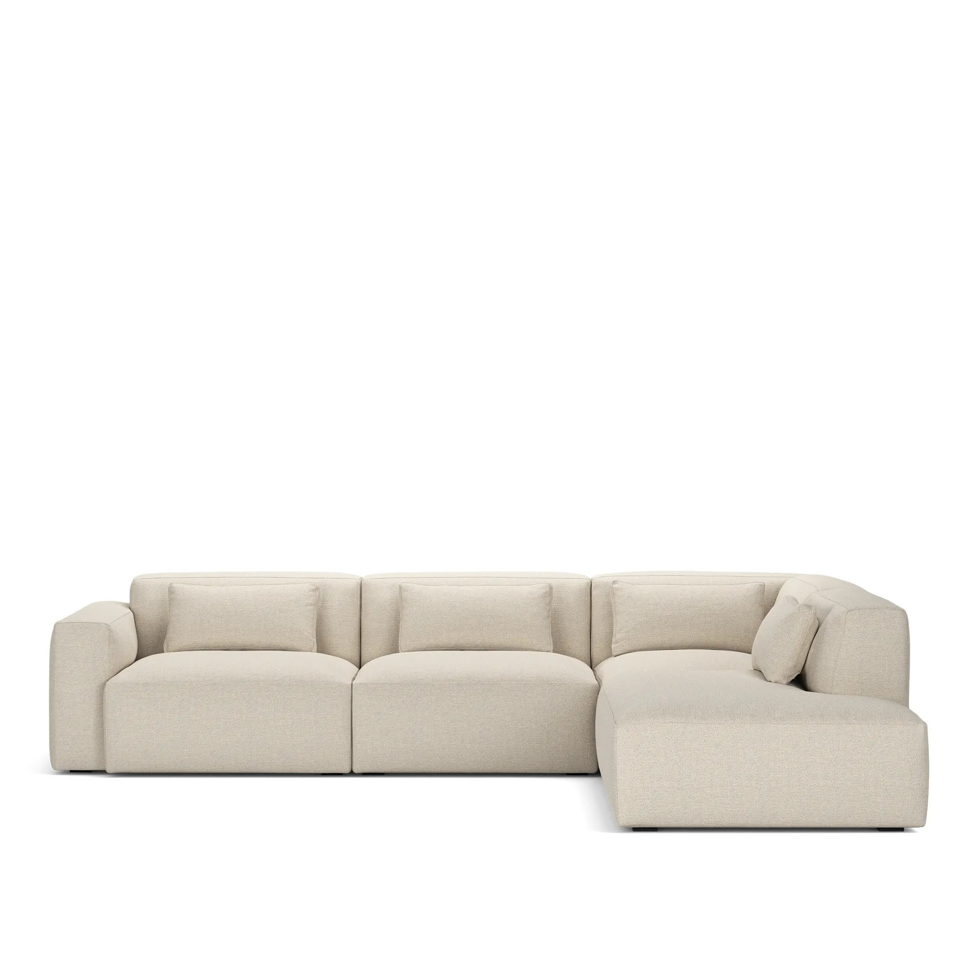 Brick 4-Seater Corner Open End Right - 9