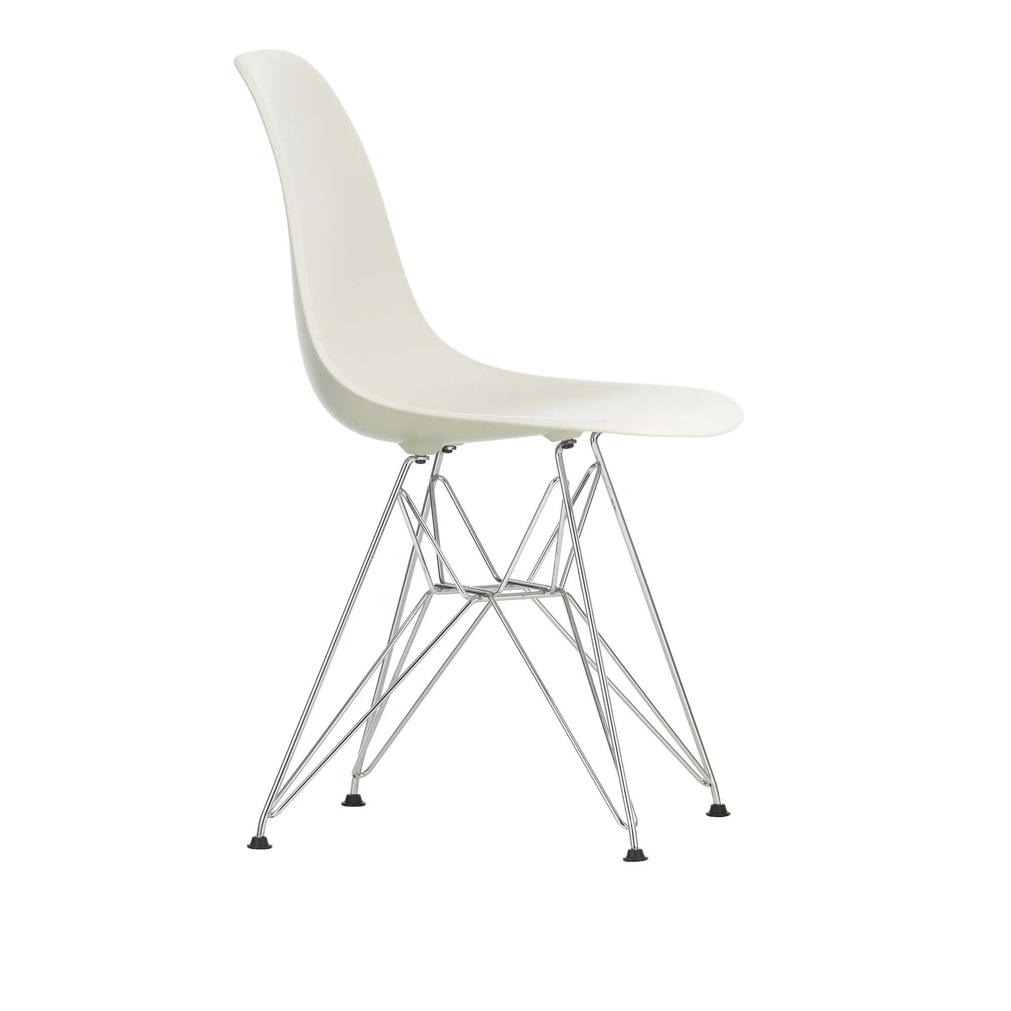 Eames RE Plastic Chair DSR tuoli Chrome - 1