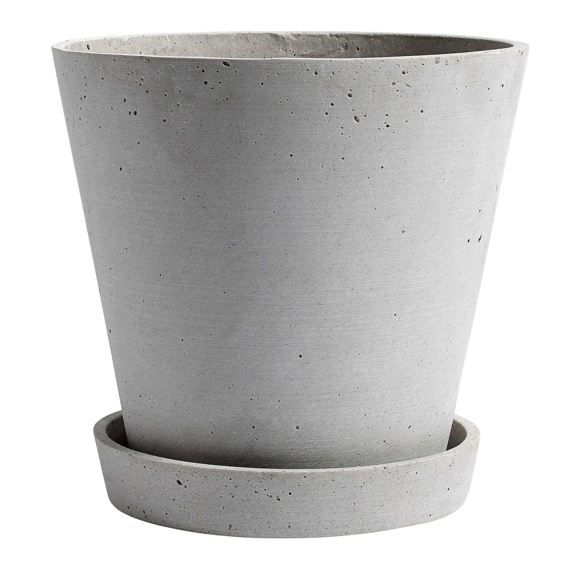 Flowerpot with Saucer Grey - HAY - NO GA