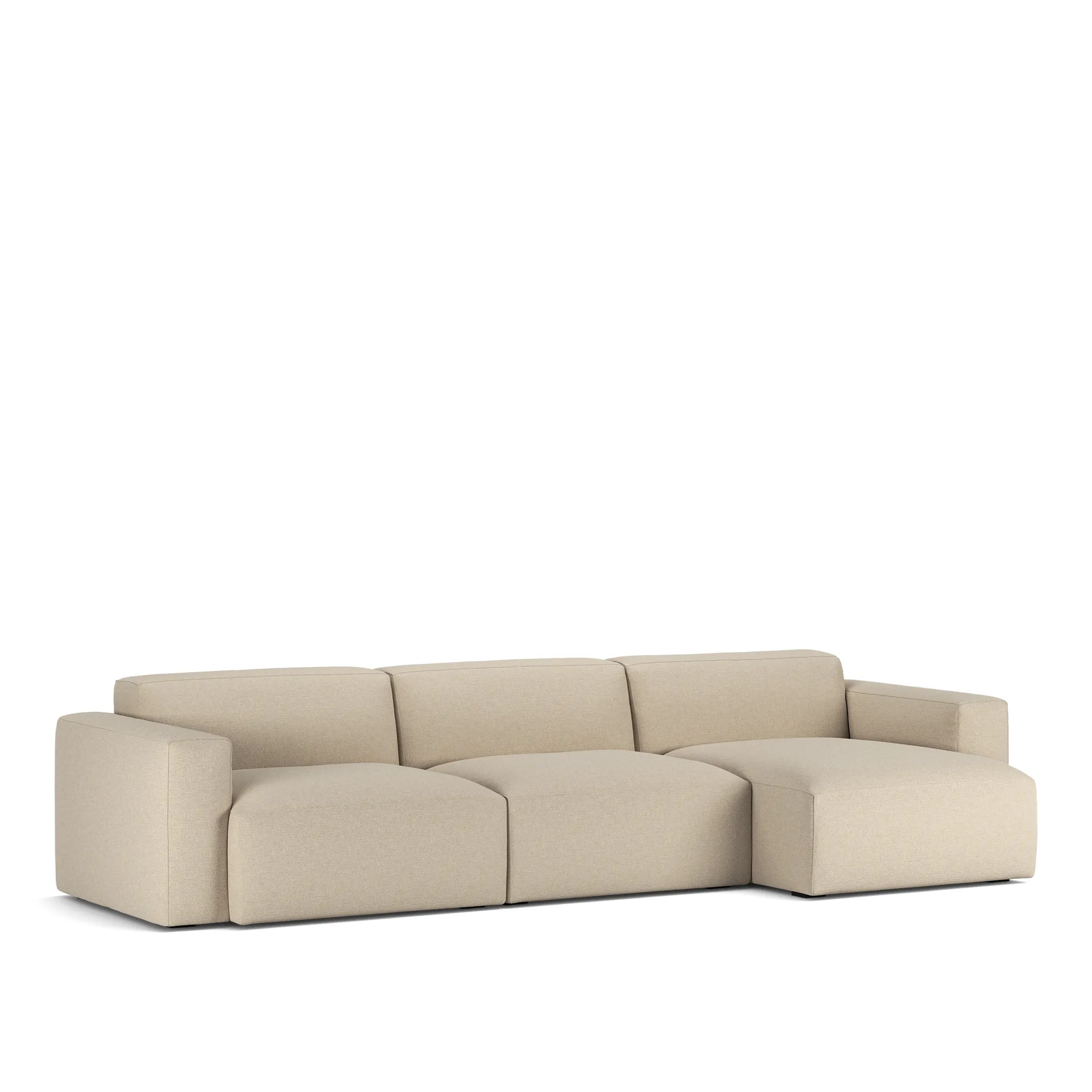 Brick 3-zitsbank met chaise longue rechts - 2