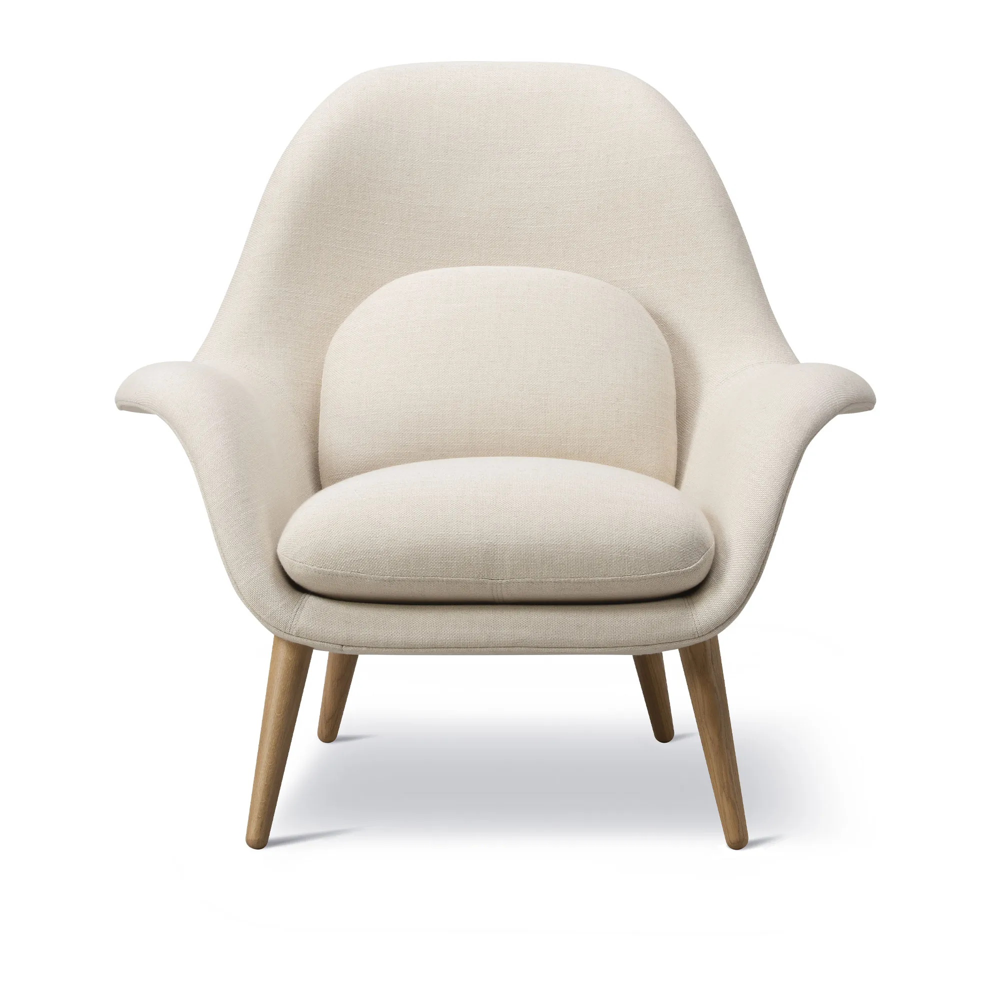 Swoon Lounge Chair Lacquered Oak - 1