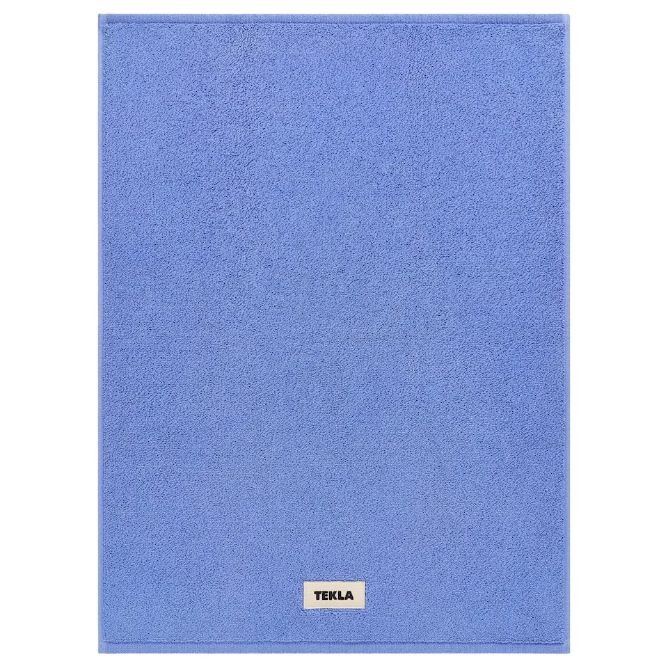 Terry Solid Clear Blue Bath Mat 50 x 70 cm