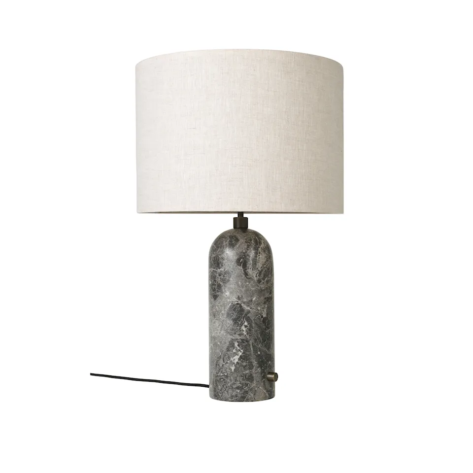 Gravity Table Lamp Large Grey Marble