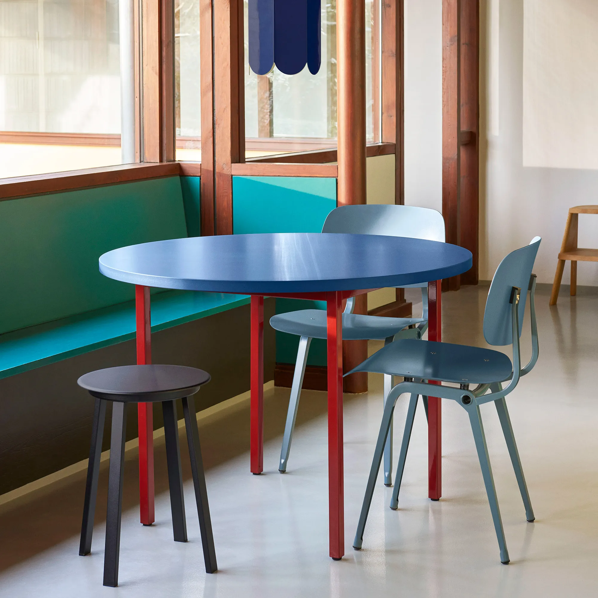 Two-Colour eettafel Ø105 cm - 4