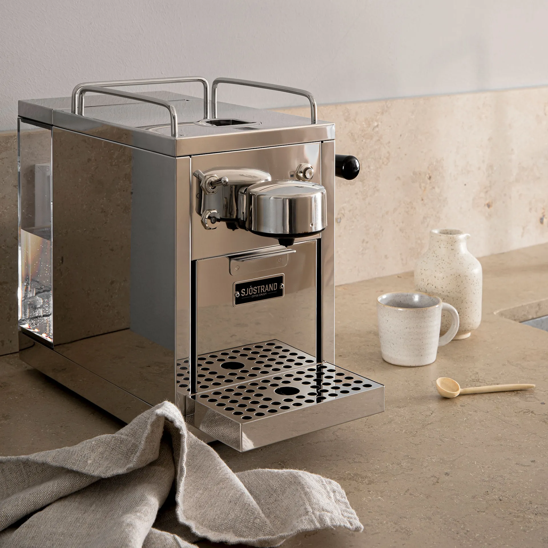 The Original Espresso Capsule Machine Stainless Steel - Sjöstrand Coffee Concept - NO GA