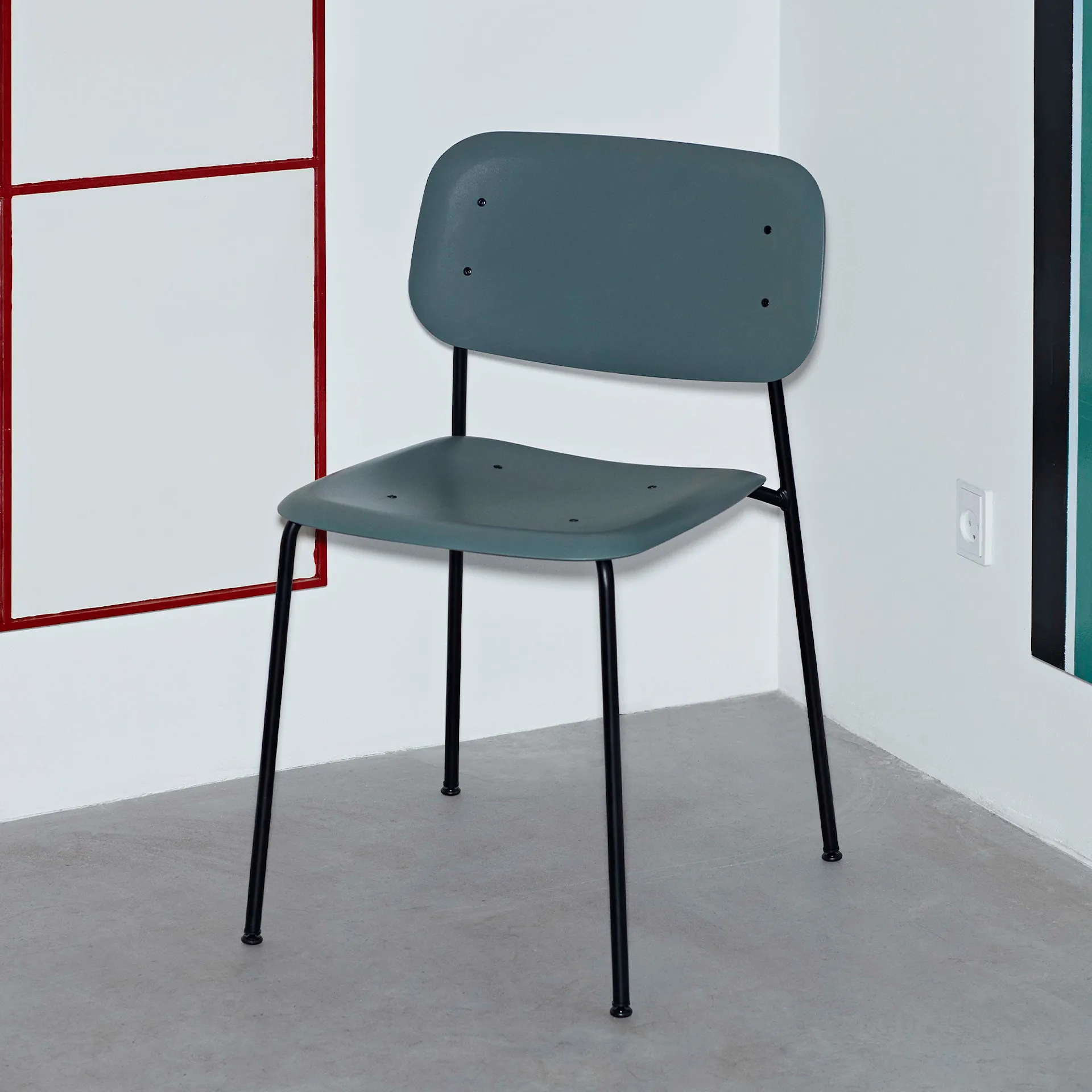 Soft Edge 45 Chair Soft Grey - HAY - Iskos-Berlin - NO GA