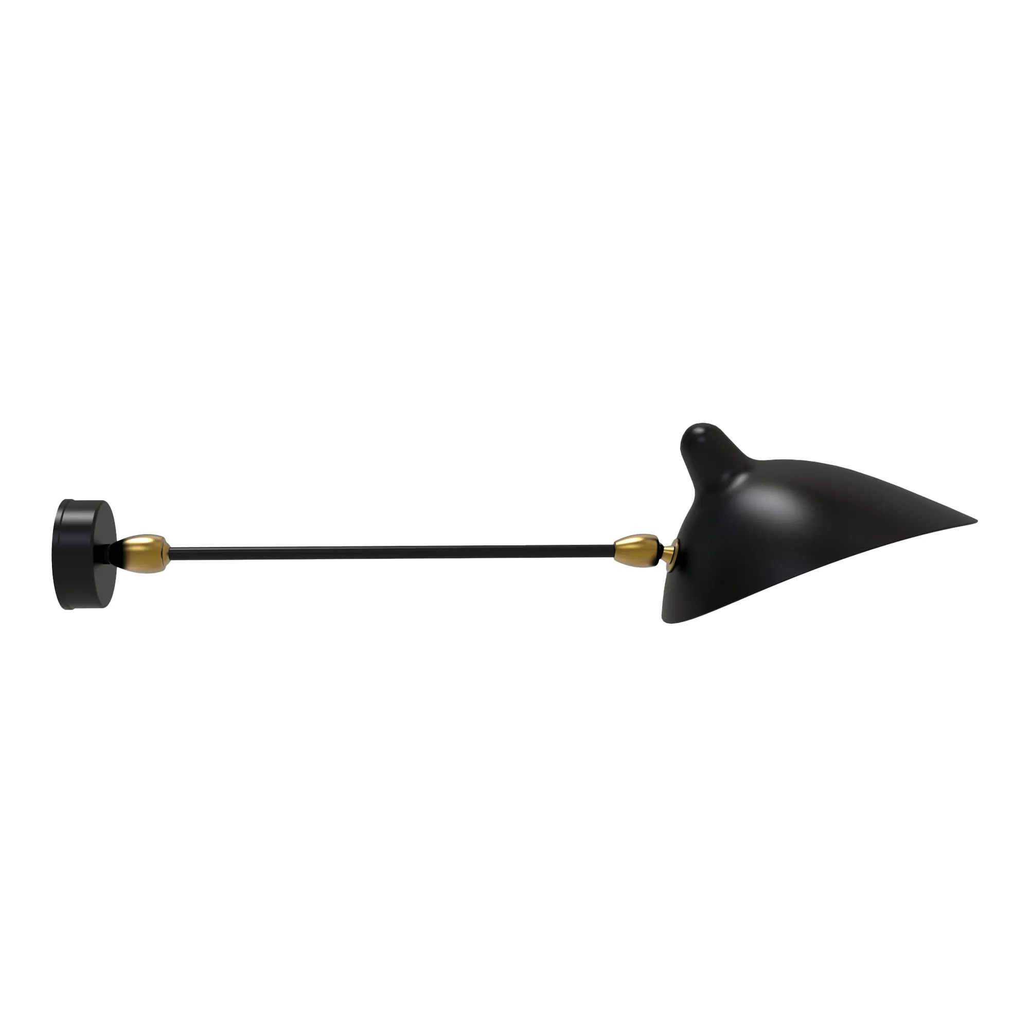 One Double Swivel Straight Arm reading lamp - 1