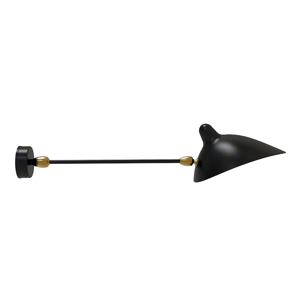 One Double Swivel Straight Arm reading lamp