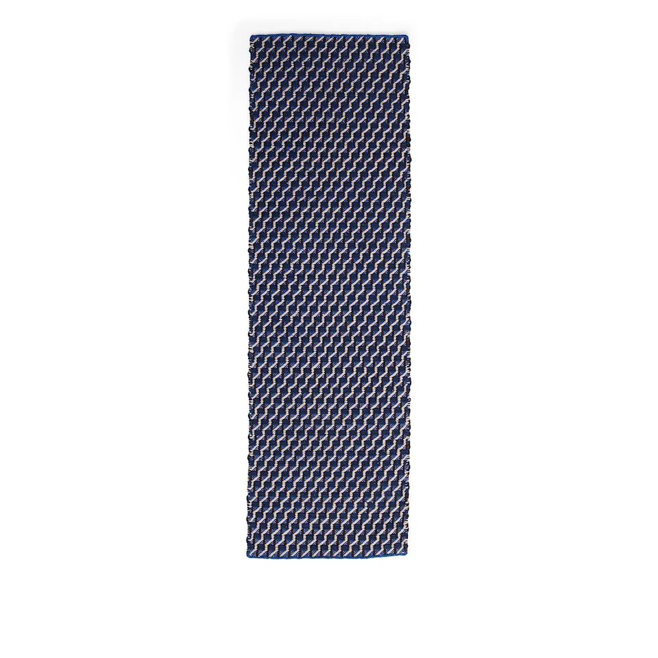 Channel Rug 60 x 200 - Blue, white