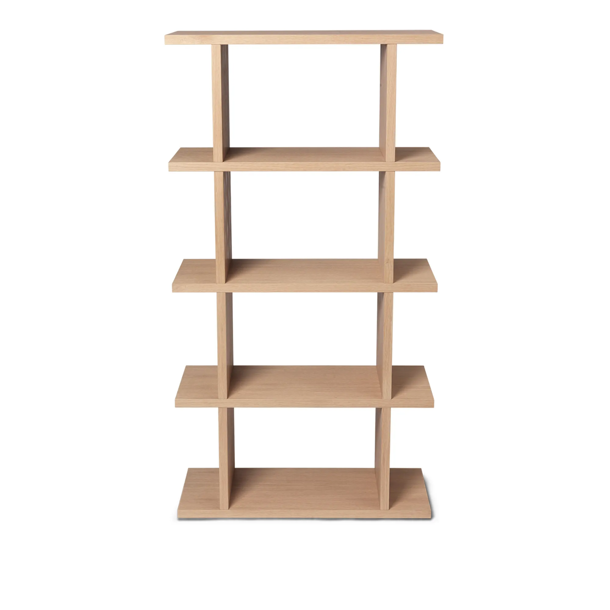Kona Bookcase 1 x 4 Shelves - 1
