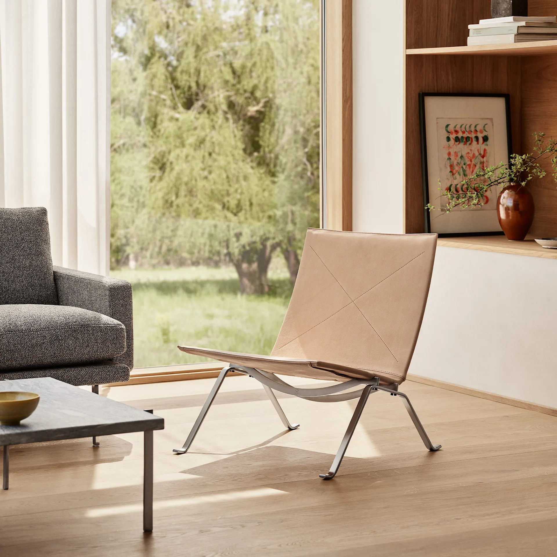 PK22 Armchair Canvas - Fritz Hansen - Poul Kjærholm - NO GA