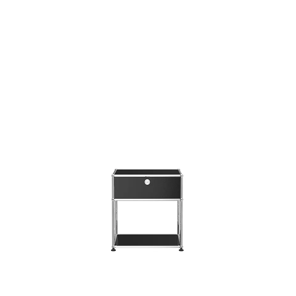 USM Haller Nightstand P2 - Graphite Black