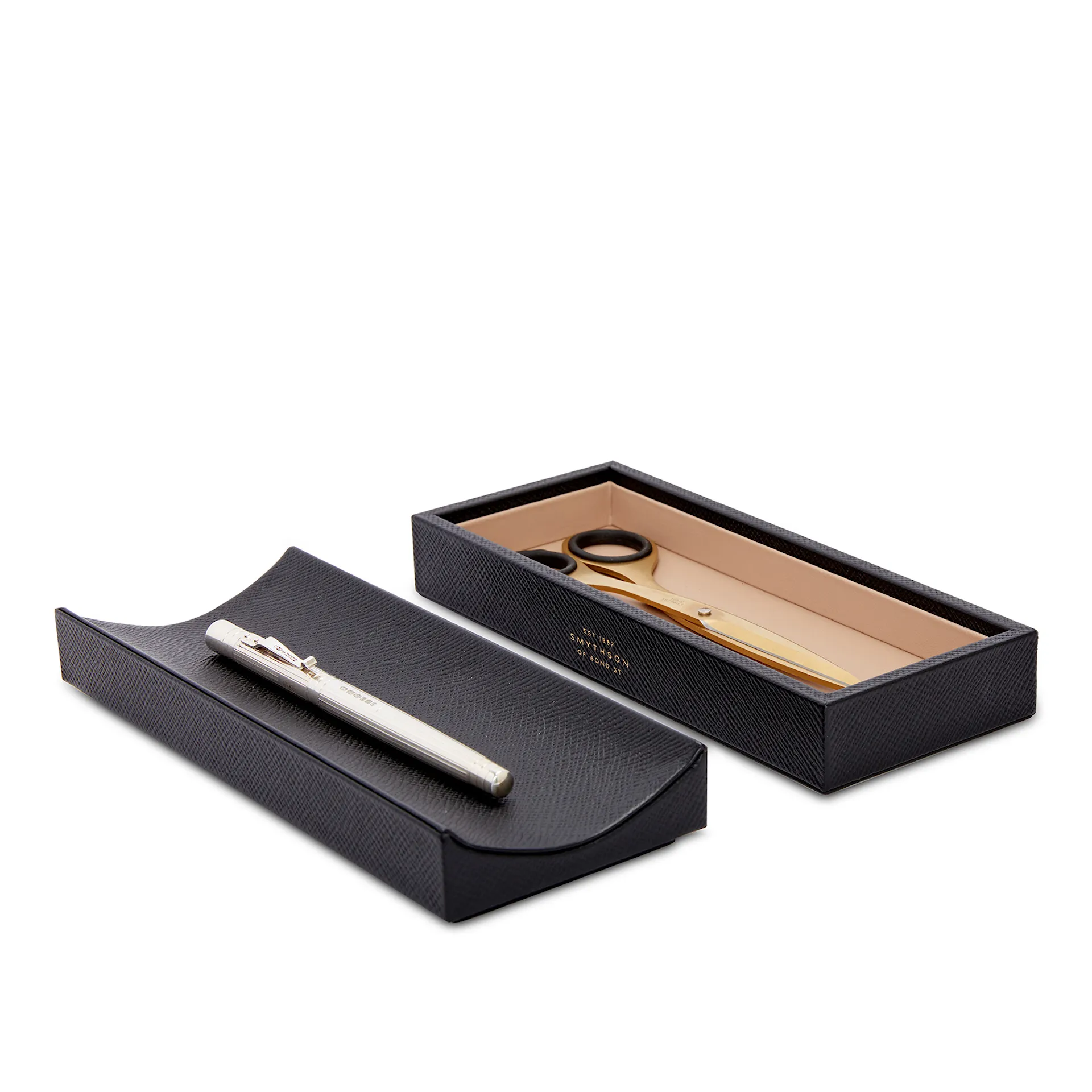 Panama Pen Organiser - Black - Smythson - NO GA