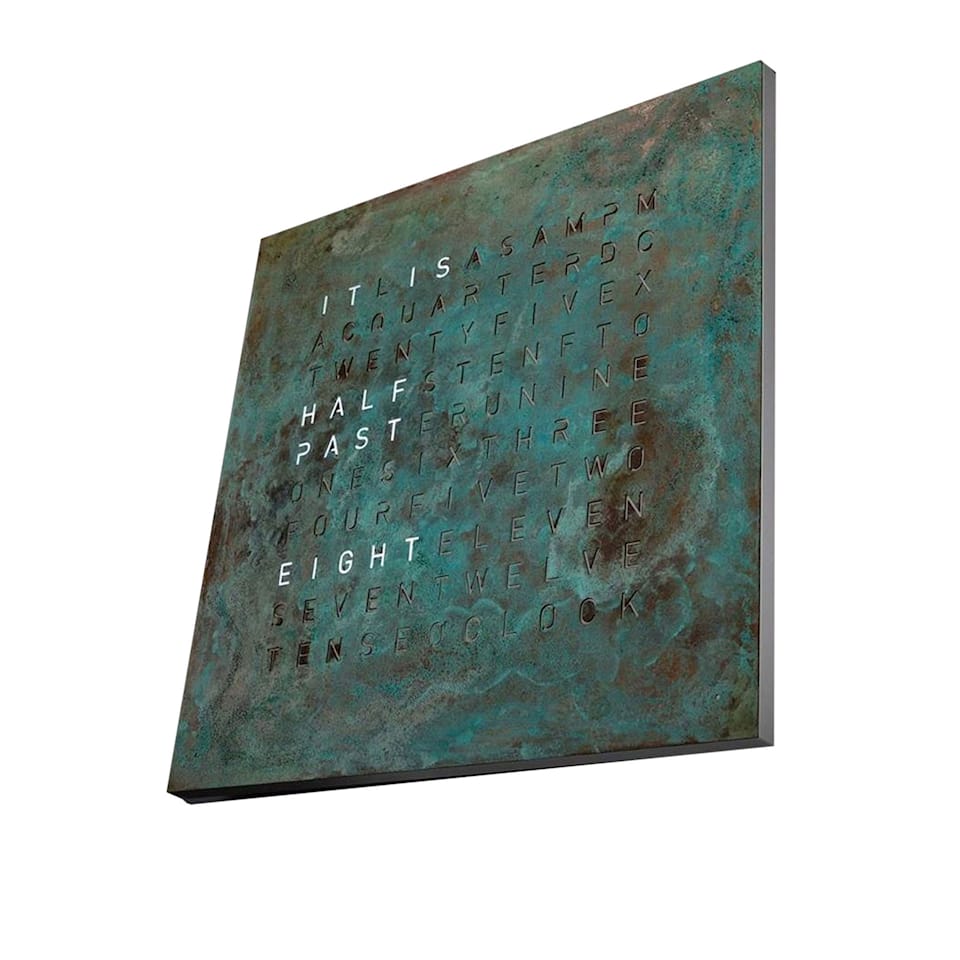 Qlocktwo Large Creator's Edition - Vintage Copper