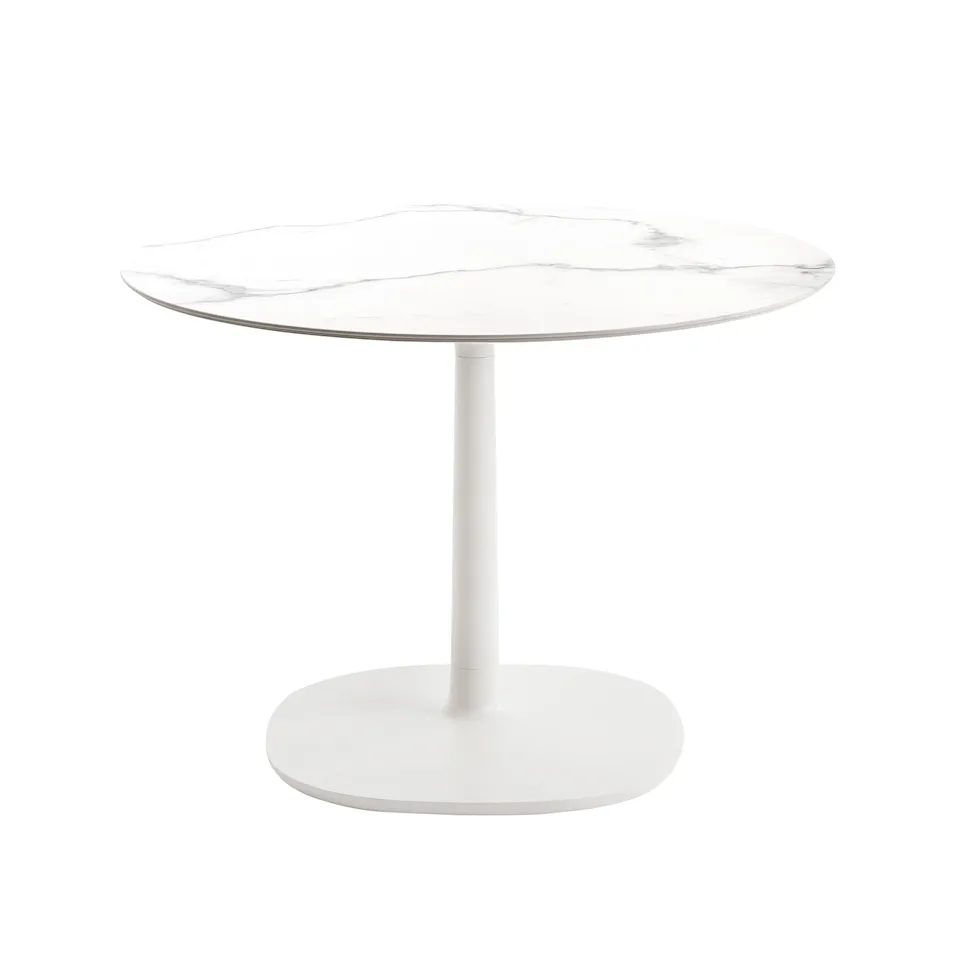 Multiplo 4181 round table Ø118 with large square base
