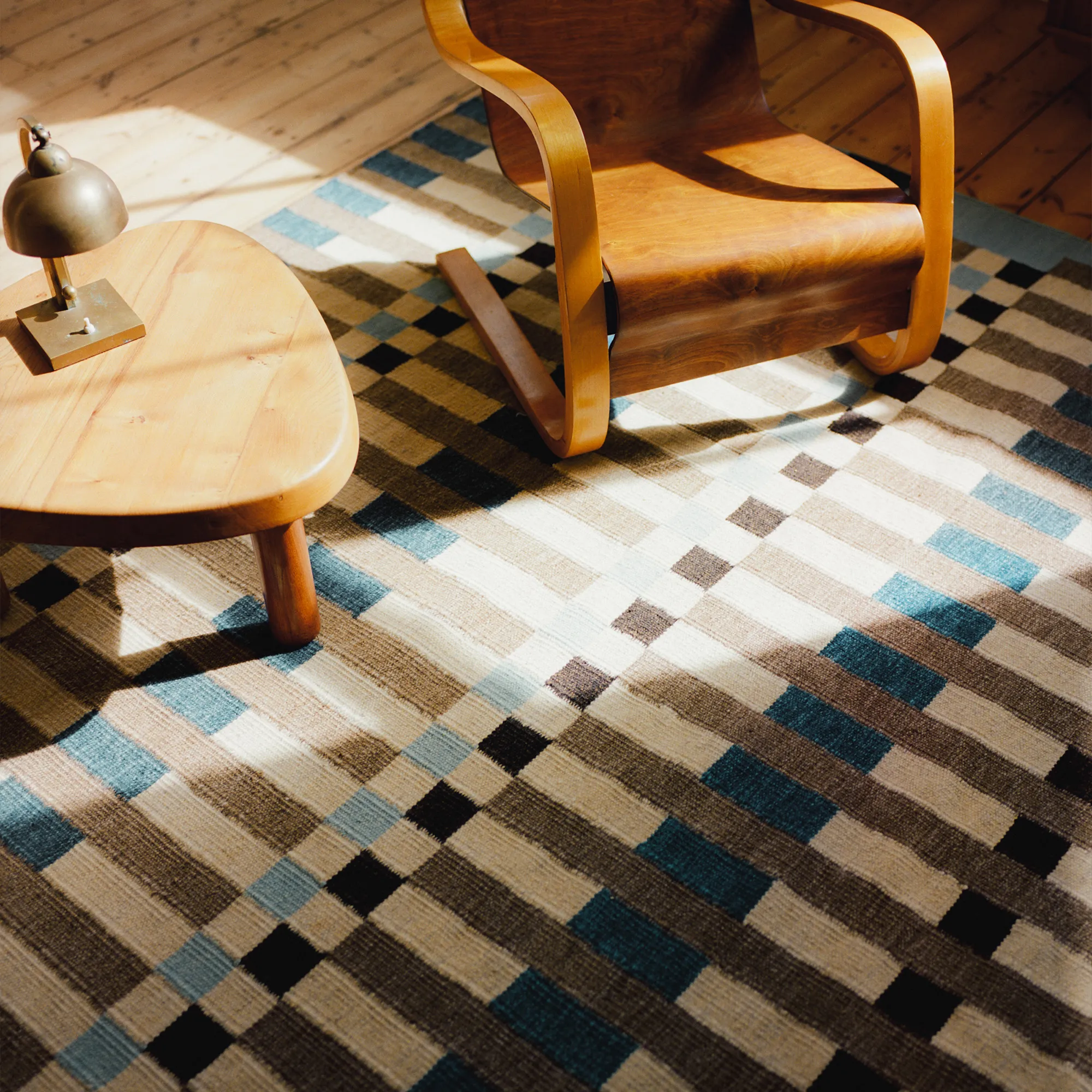 Tradition 03 Beige wollen vloerkleed - 3