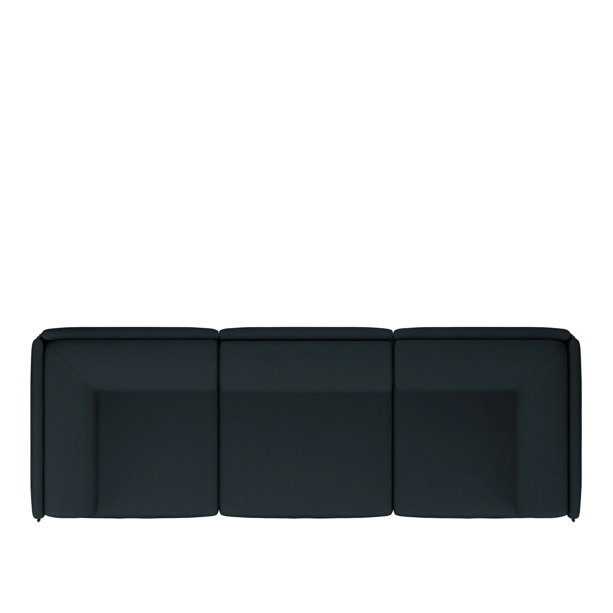 Palo Block 3-seater Sofa Low Back with Armrests - 5