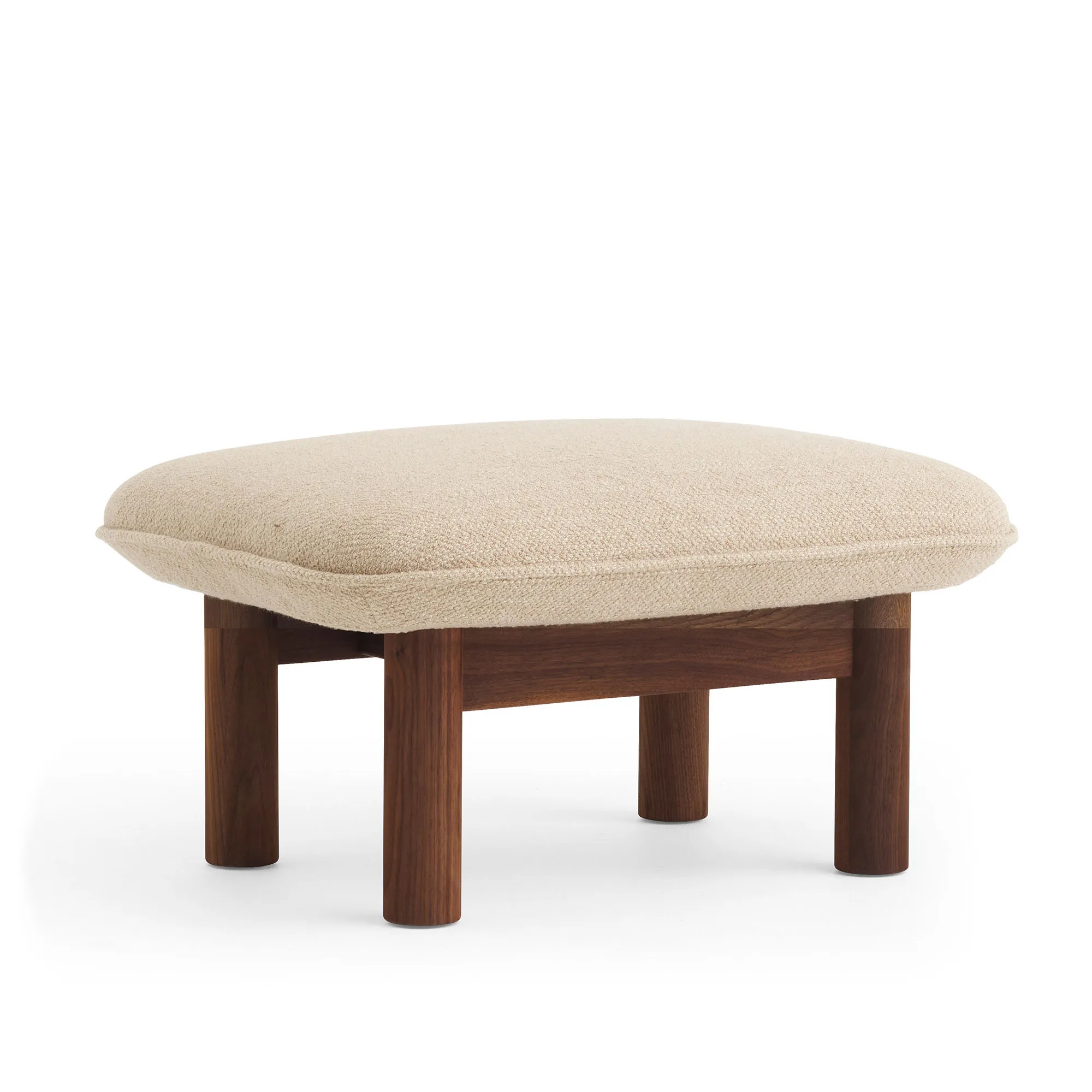 Brasilia Ottoman Walnut - 1