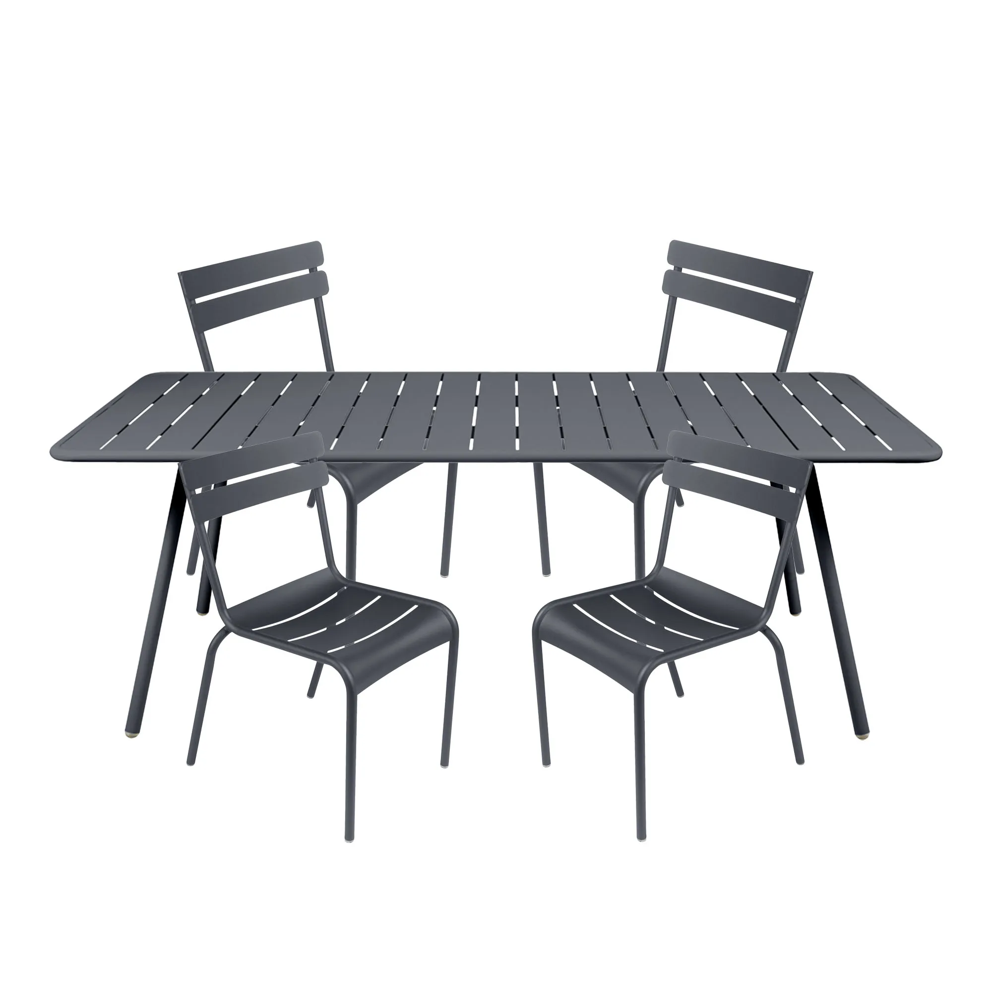 Luxembourg dining set with table 207cm & 4 chairs - 1