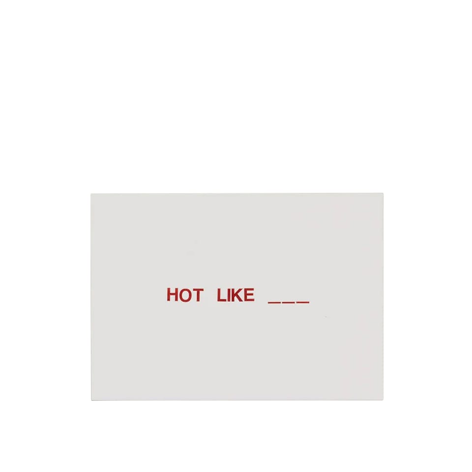 Underscore card - Hot like you