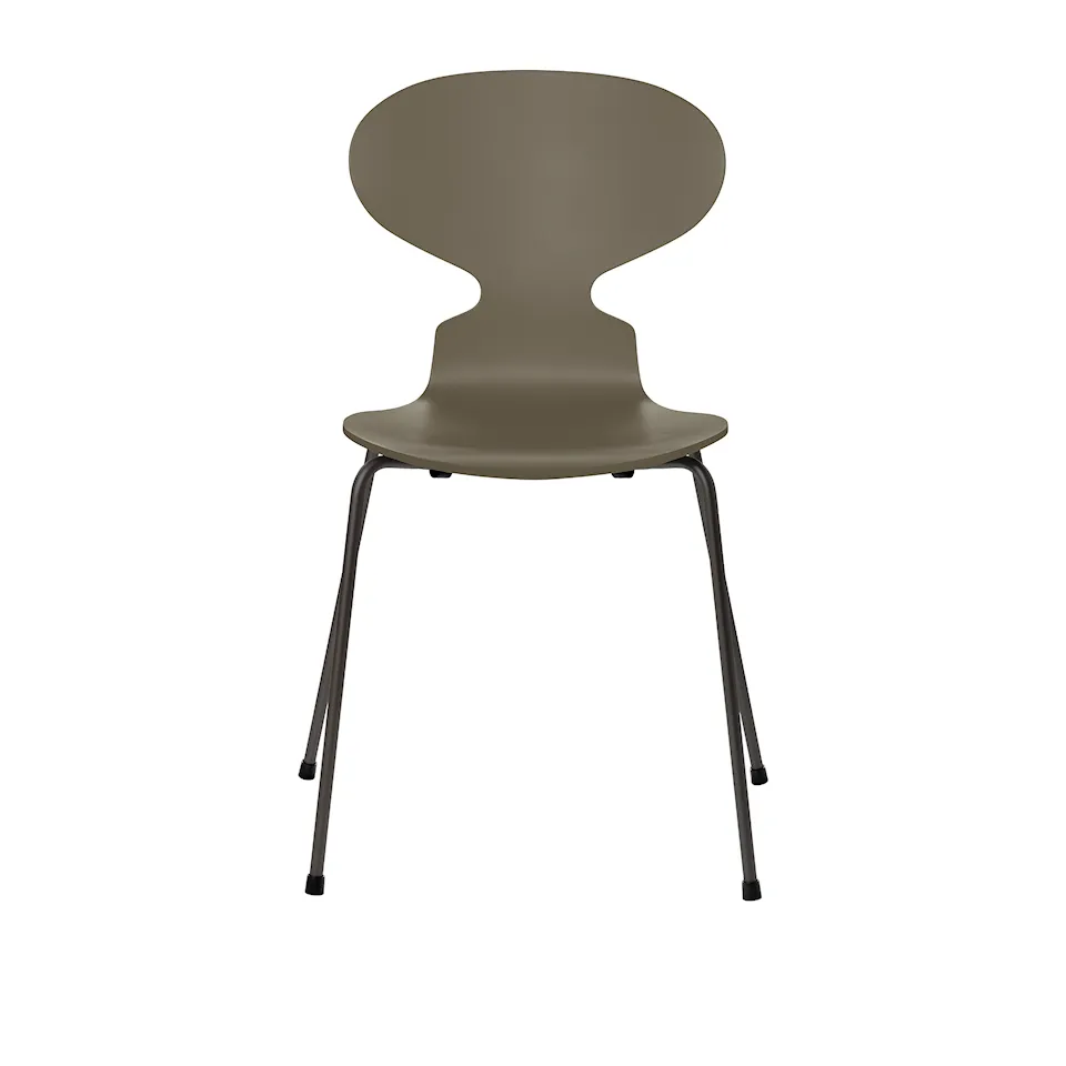 Ant 3101 lacquered beech veneer steel frame warm graphite