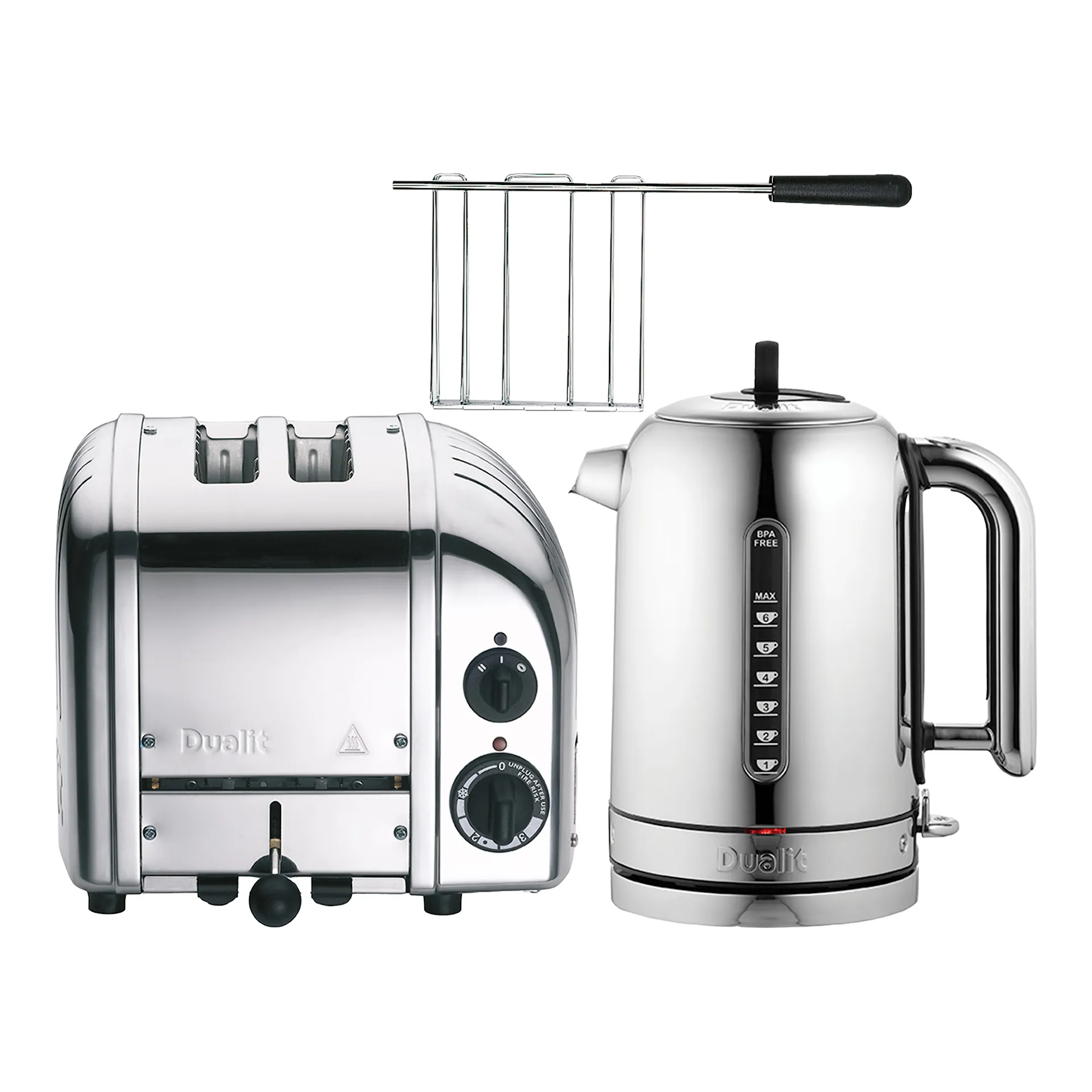 Classic Toaster Kettle and Toast rack - Dualit - NO GA