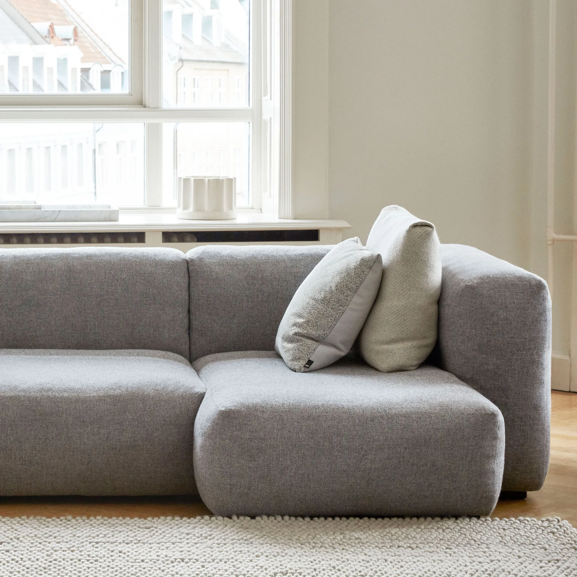 Peas Random Rug Soft Grey - 4