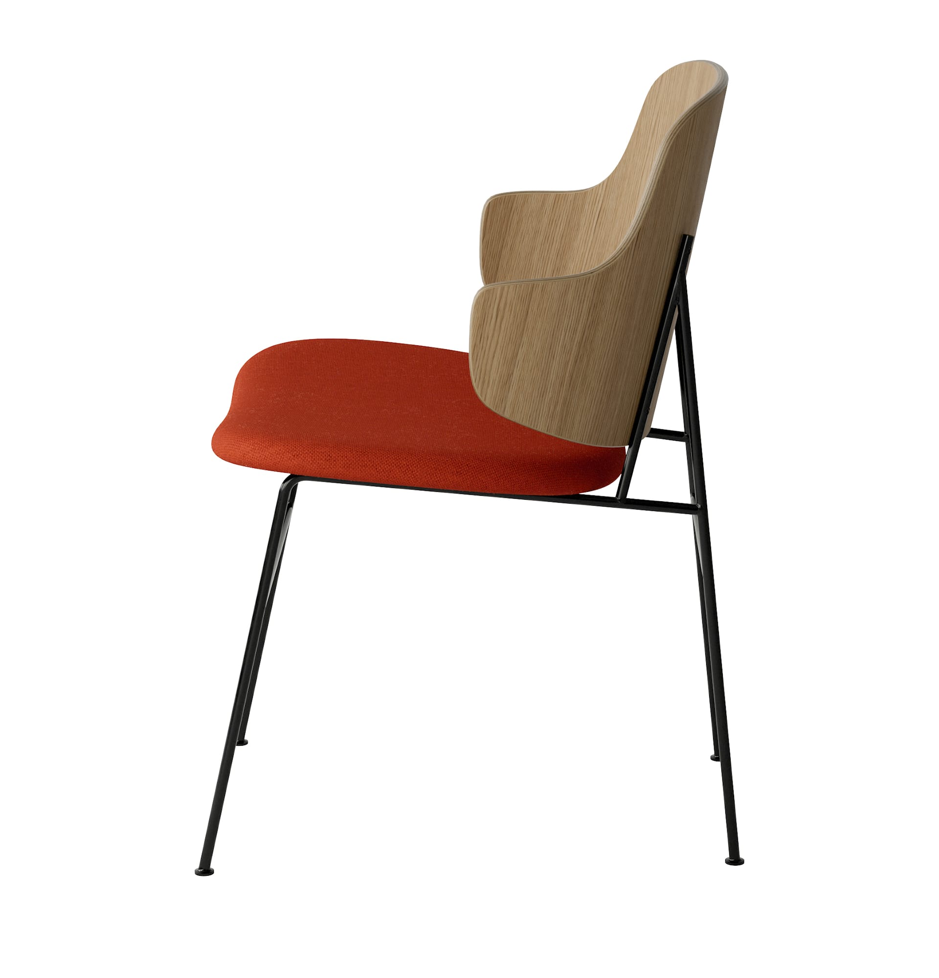 The Penguin Lounge Chair Natural Oak - Seat Upholstered - Audo Copenhagen - NO GA