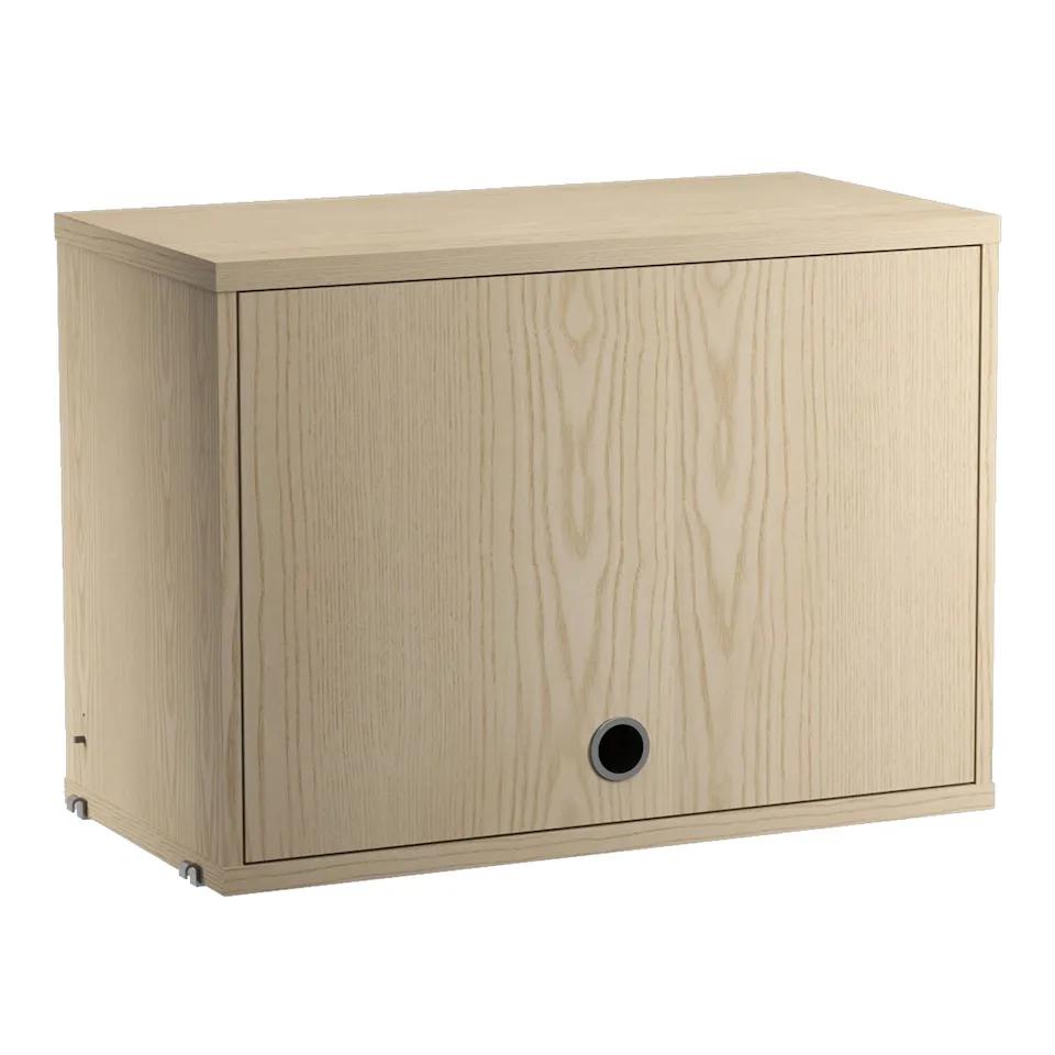 Vægskab med foldedør 58cm ask