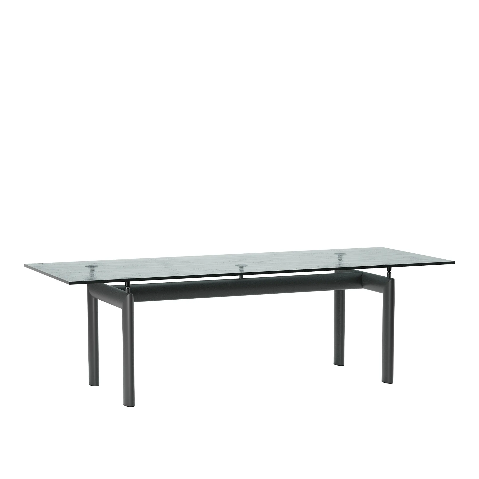 LC6 table tube d'avion Textured Glass 225 X 85 cm - 1