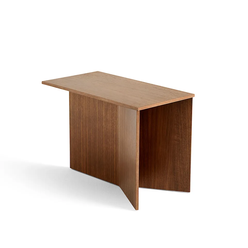 Slit Coffee Table Wood Oblong