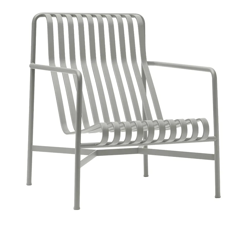 Palissade high lounge chair - Sky Grey