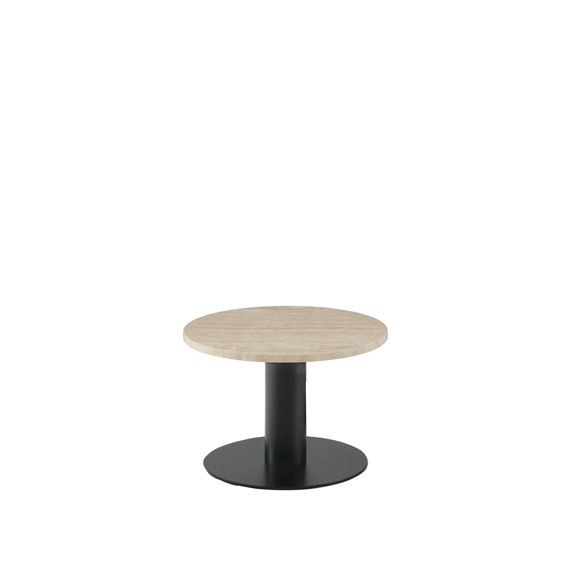 Goya Small Table Ø 50 x 34 cm - Travertino Romano - Arflex - NO GA