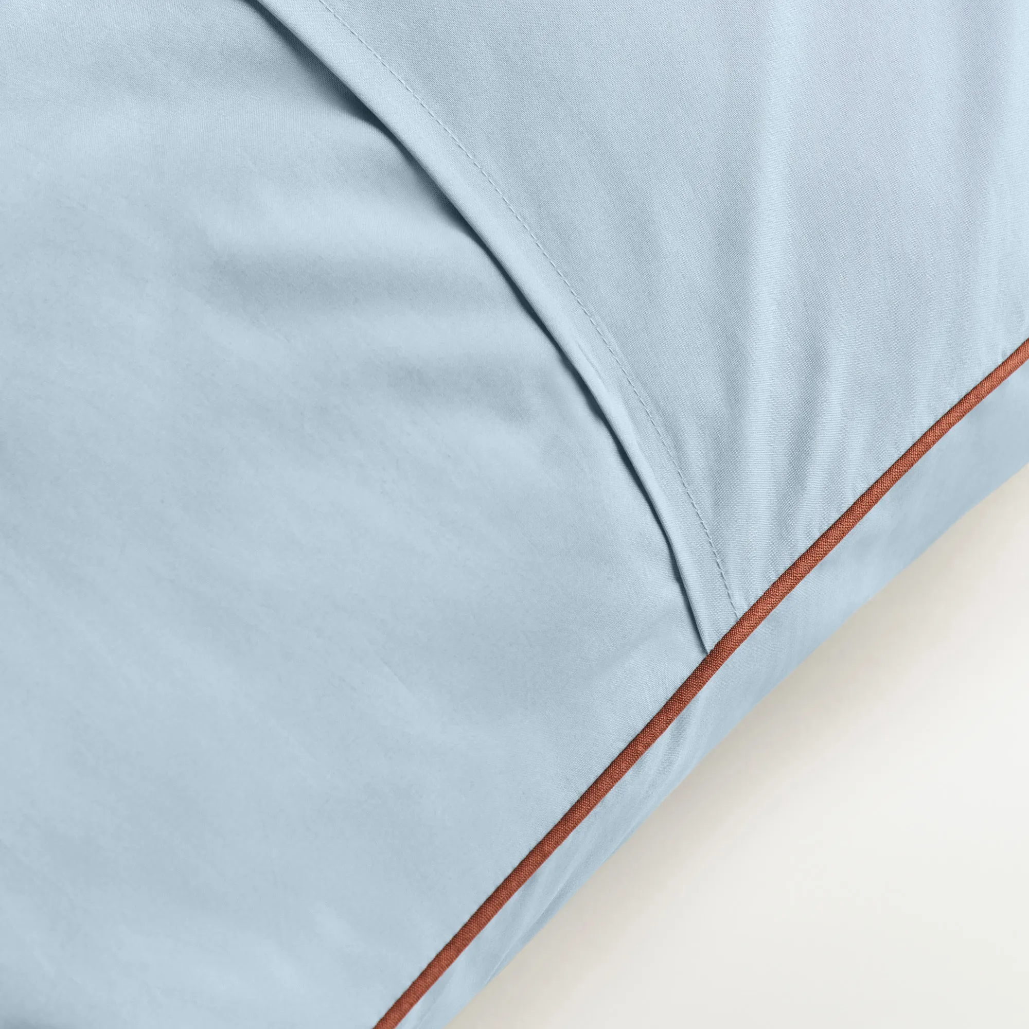 Percale Shirt Blue/Red Bedding Set - 6