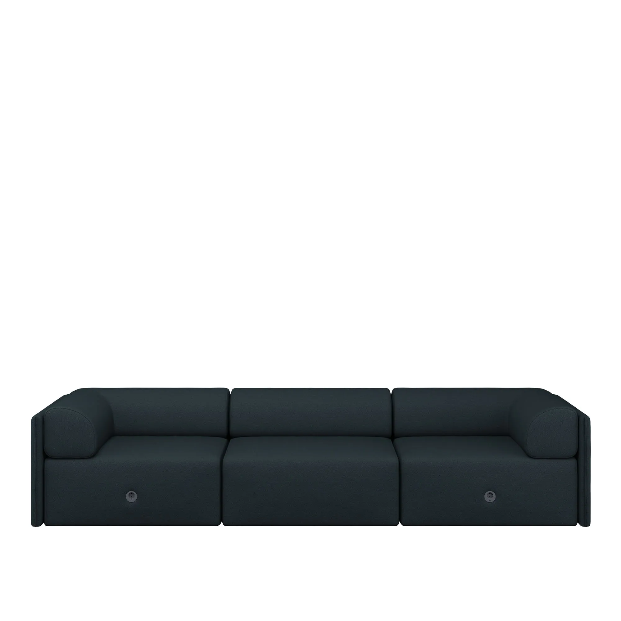 Palo Block 3-seater Sofa Low Back with Armrests - 6