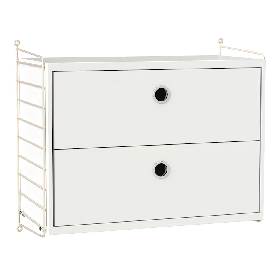 Sovrum Hyllsystem A Vit / Beige