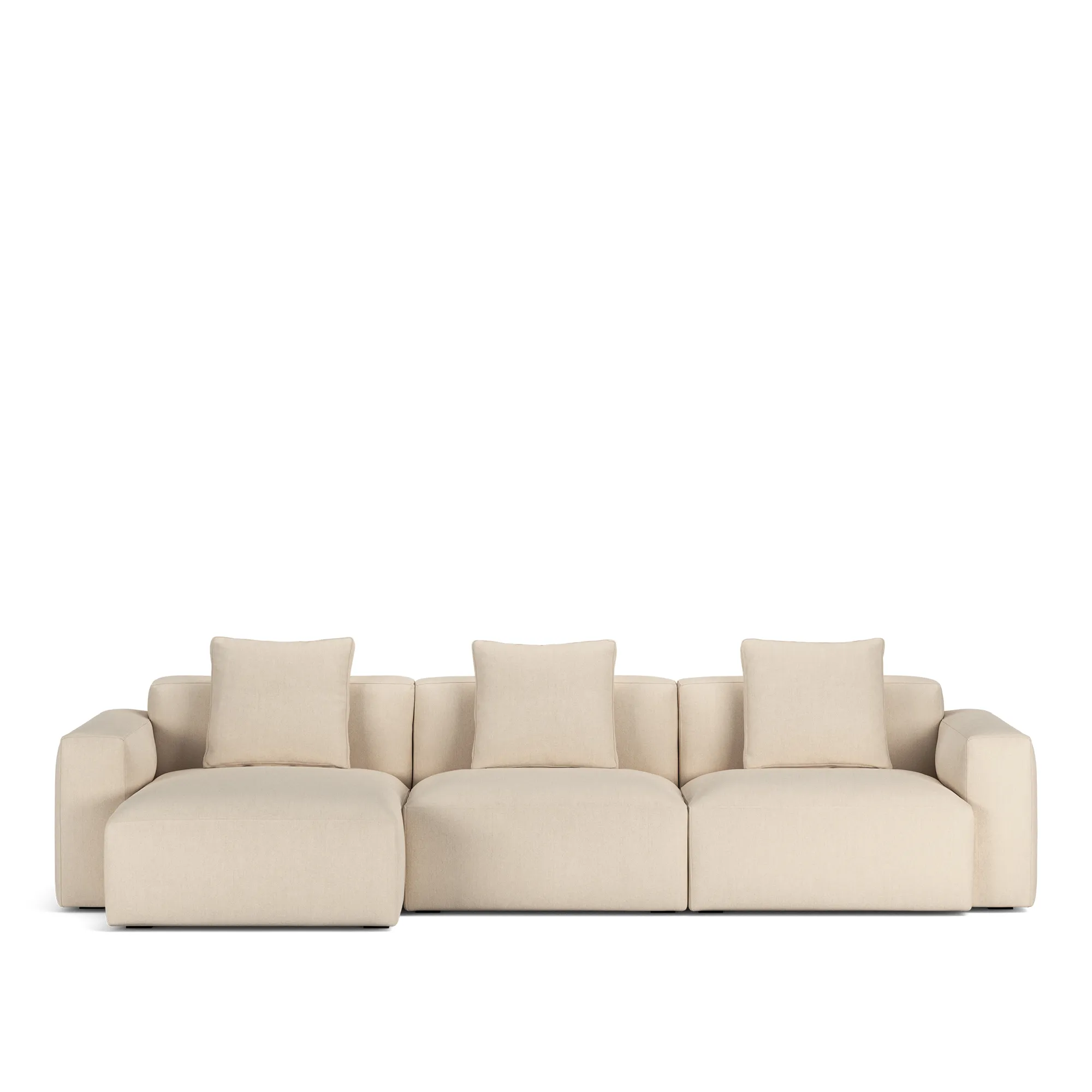 Brick 3-personers sofa chaiselong venstre - 10