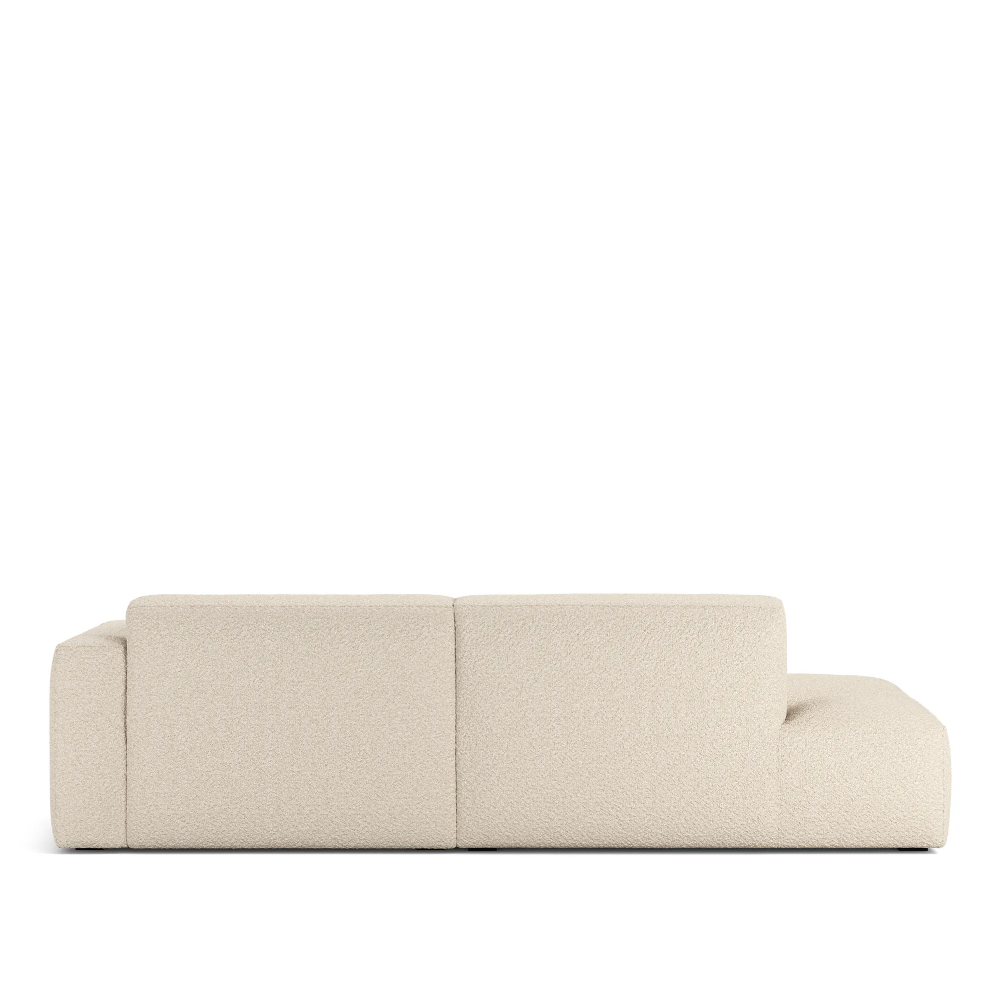 Brick 2-Seater Chaise Lounge Open End Left - 6