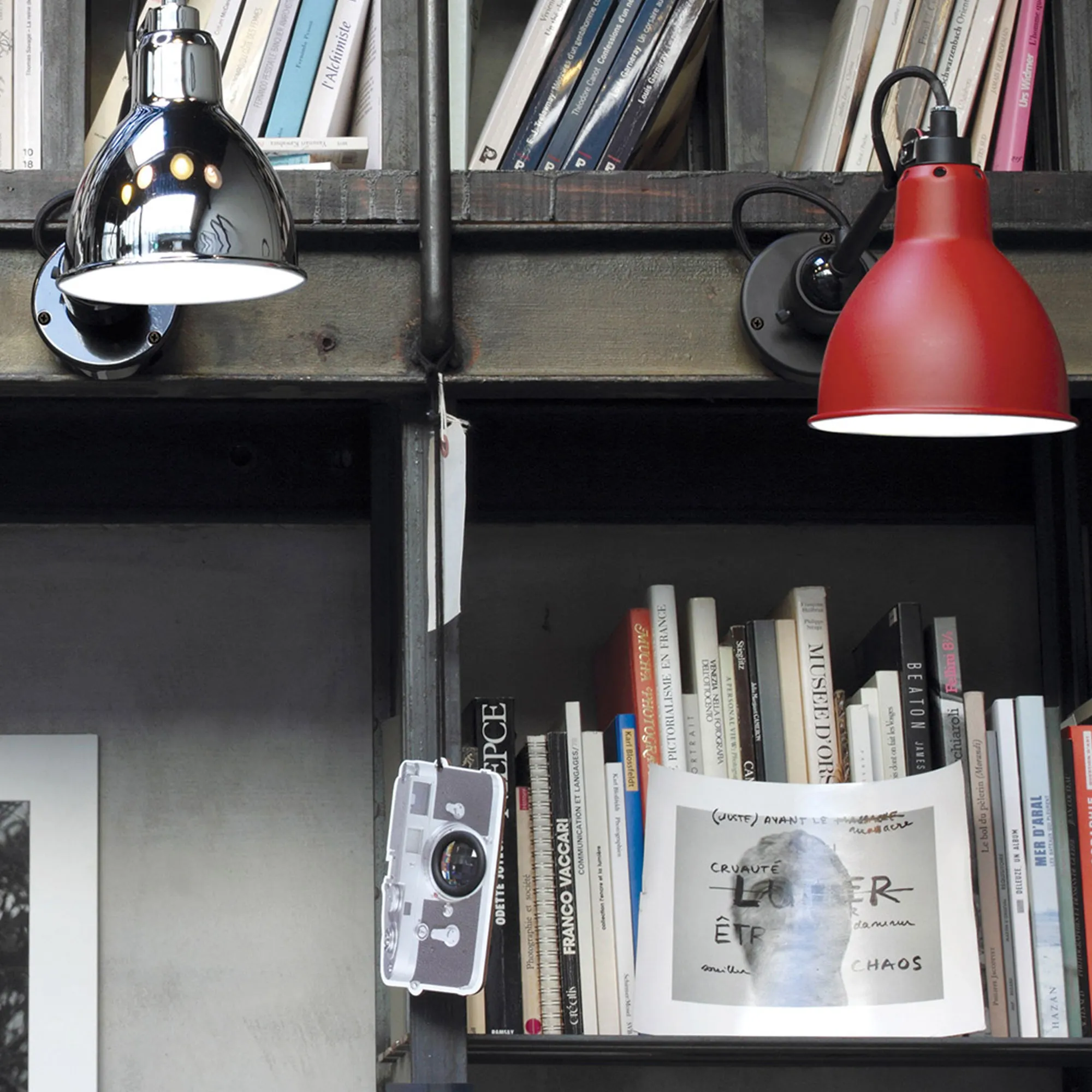 Lampe Gras No304 Round - Black base - 2