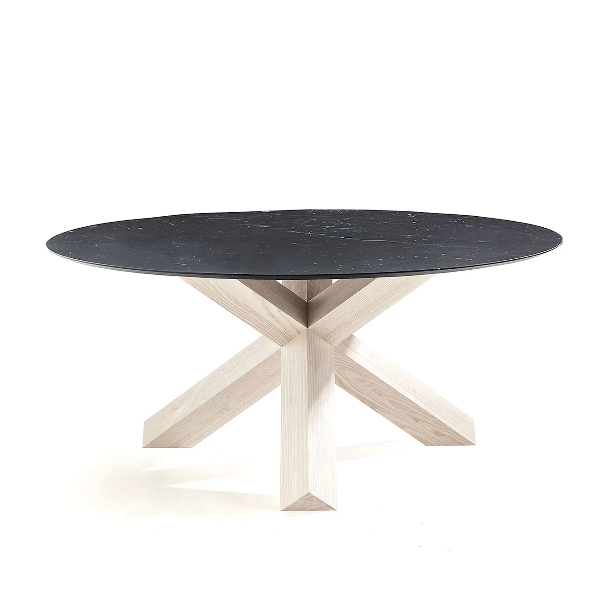 452 La Rotonda table Natural Ashwood - Cassina - Mario Bellini - NO GA