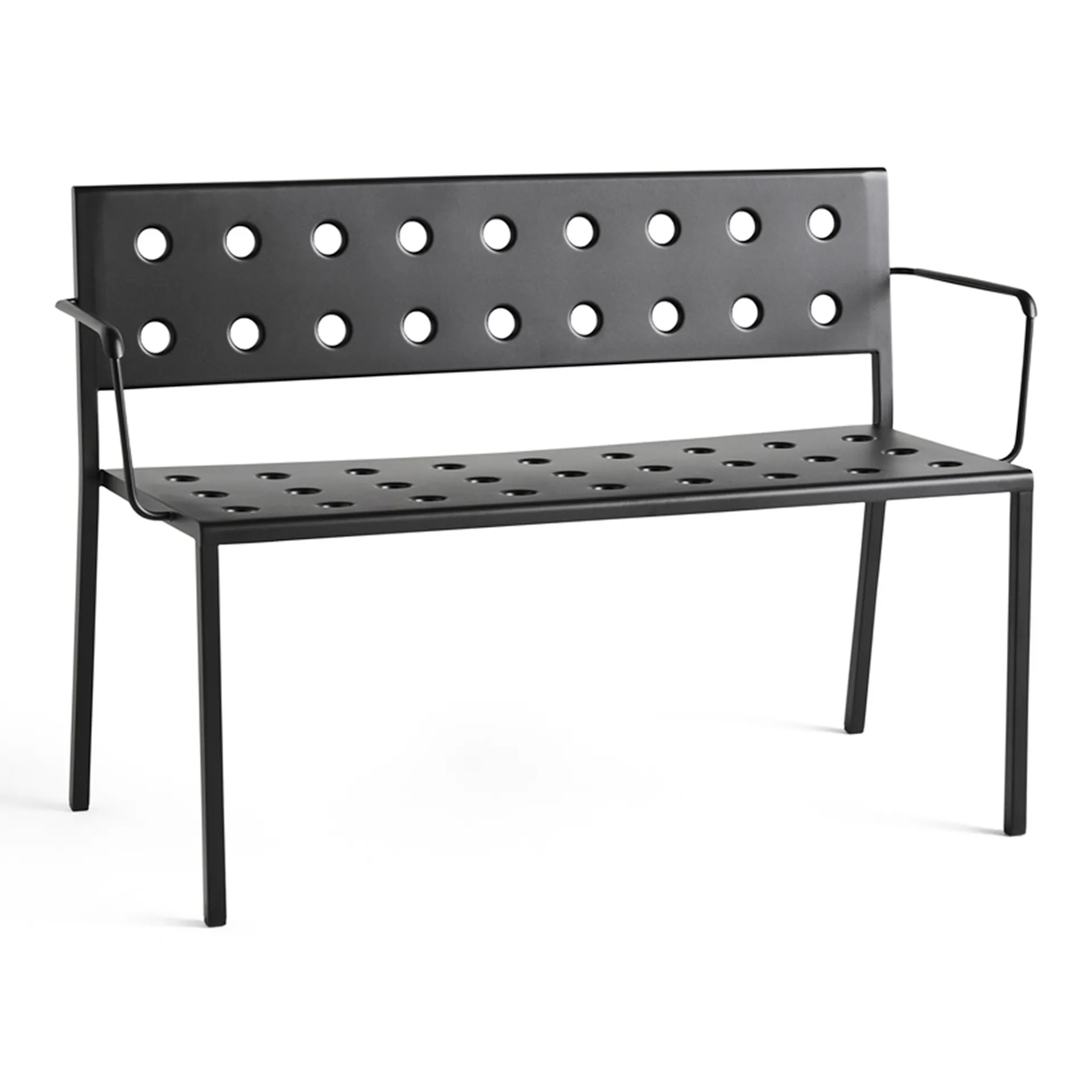 Balcony Outdoor Dining Bench With Armrests - HAY - Ronan & Erwan Bouroullec - NO GA